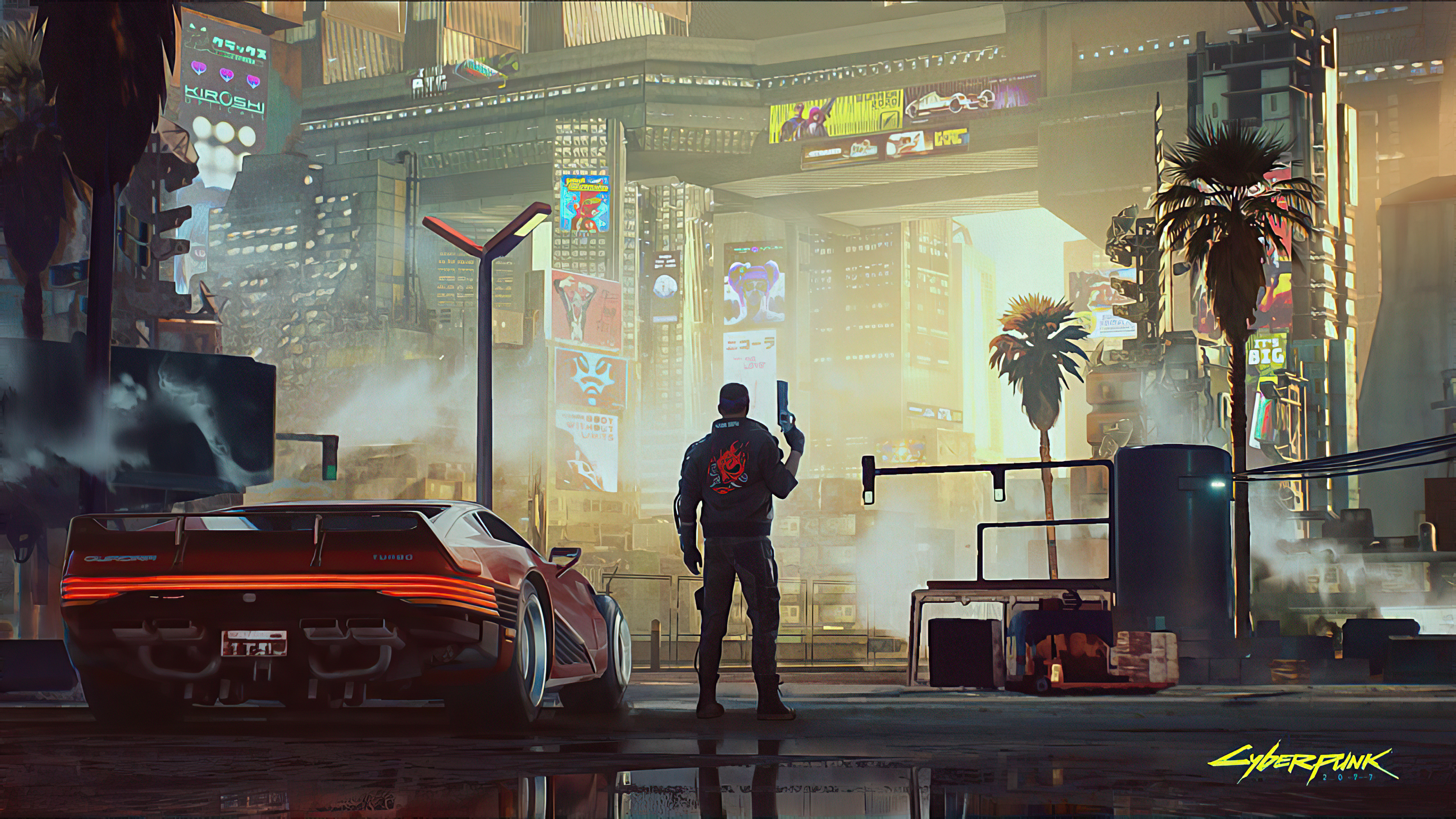 V In Cyberpunk 2077 New Wallpapers