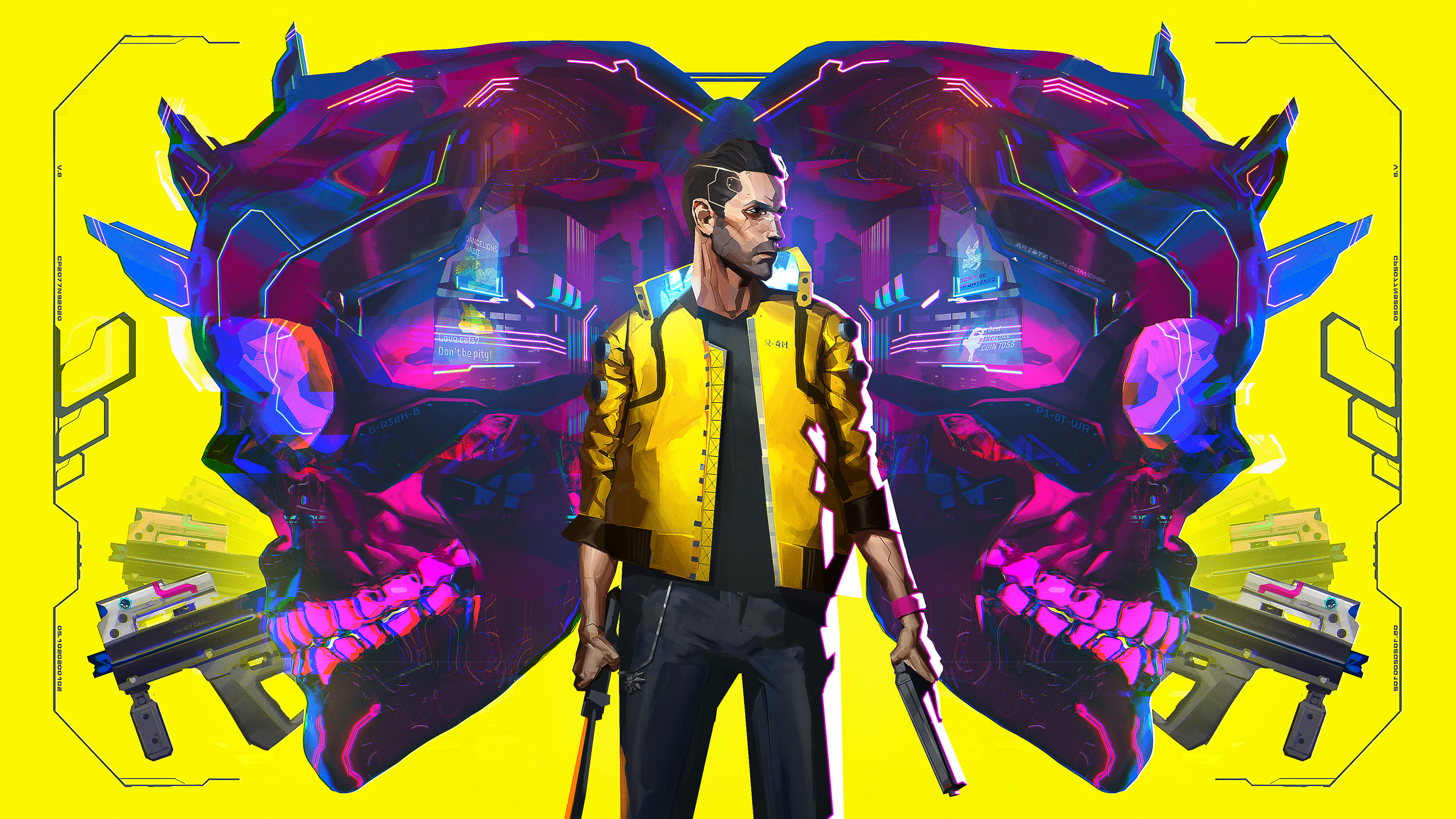 V In Cyberpunk 2077 New Wallpapers