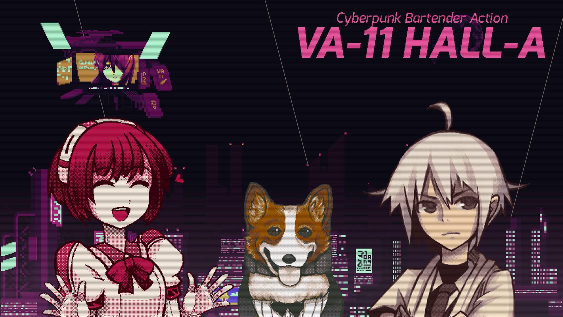 VA-11 Hall-A: Cyberpunk Bartender Action Wallpapers