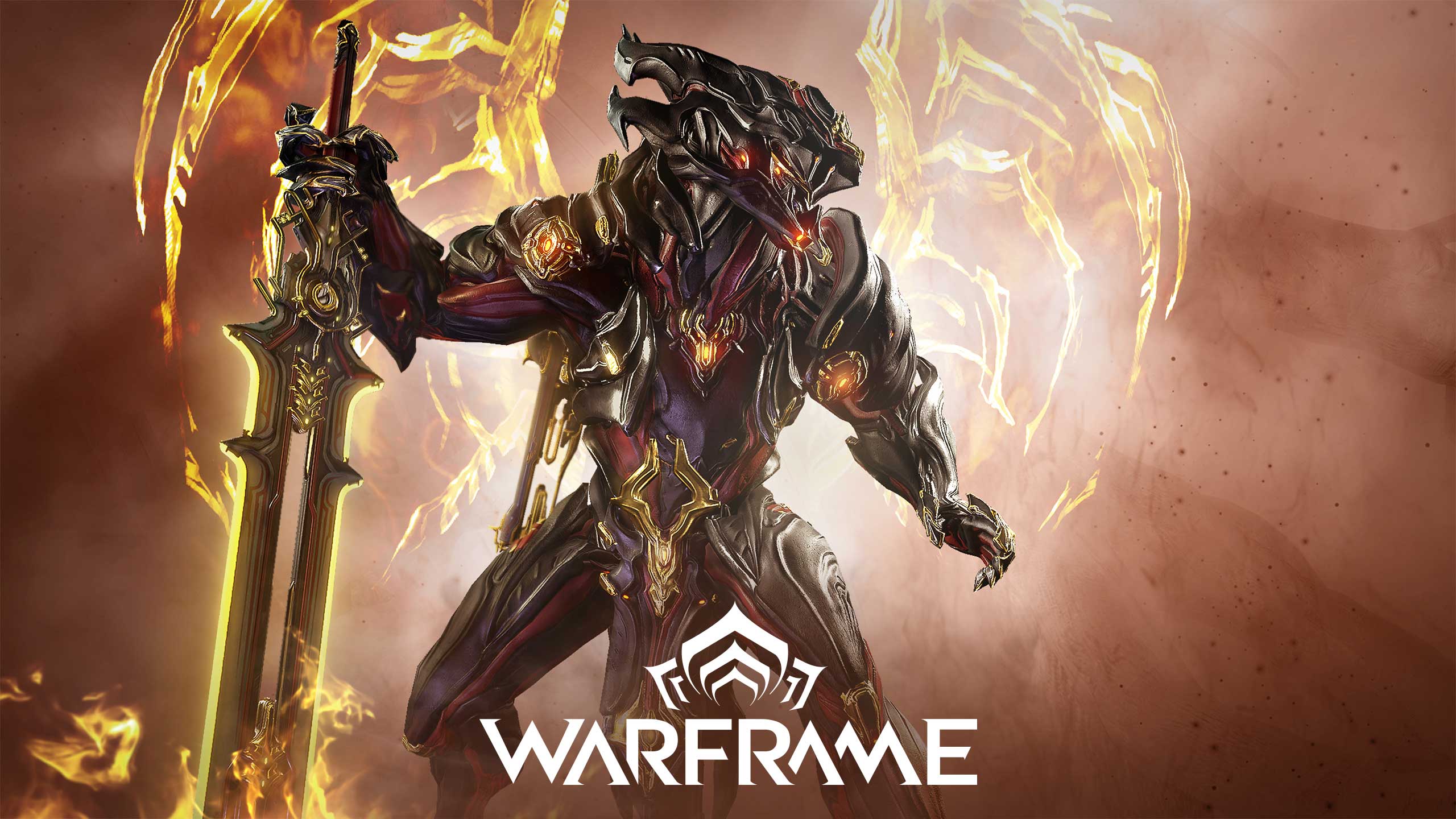 Warframe Gold Armour Wallpapers