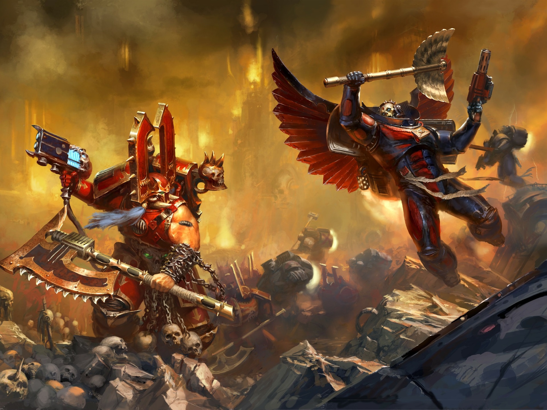 Warhammer 40k HD Warrior Battle Wallpapers