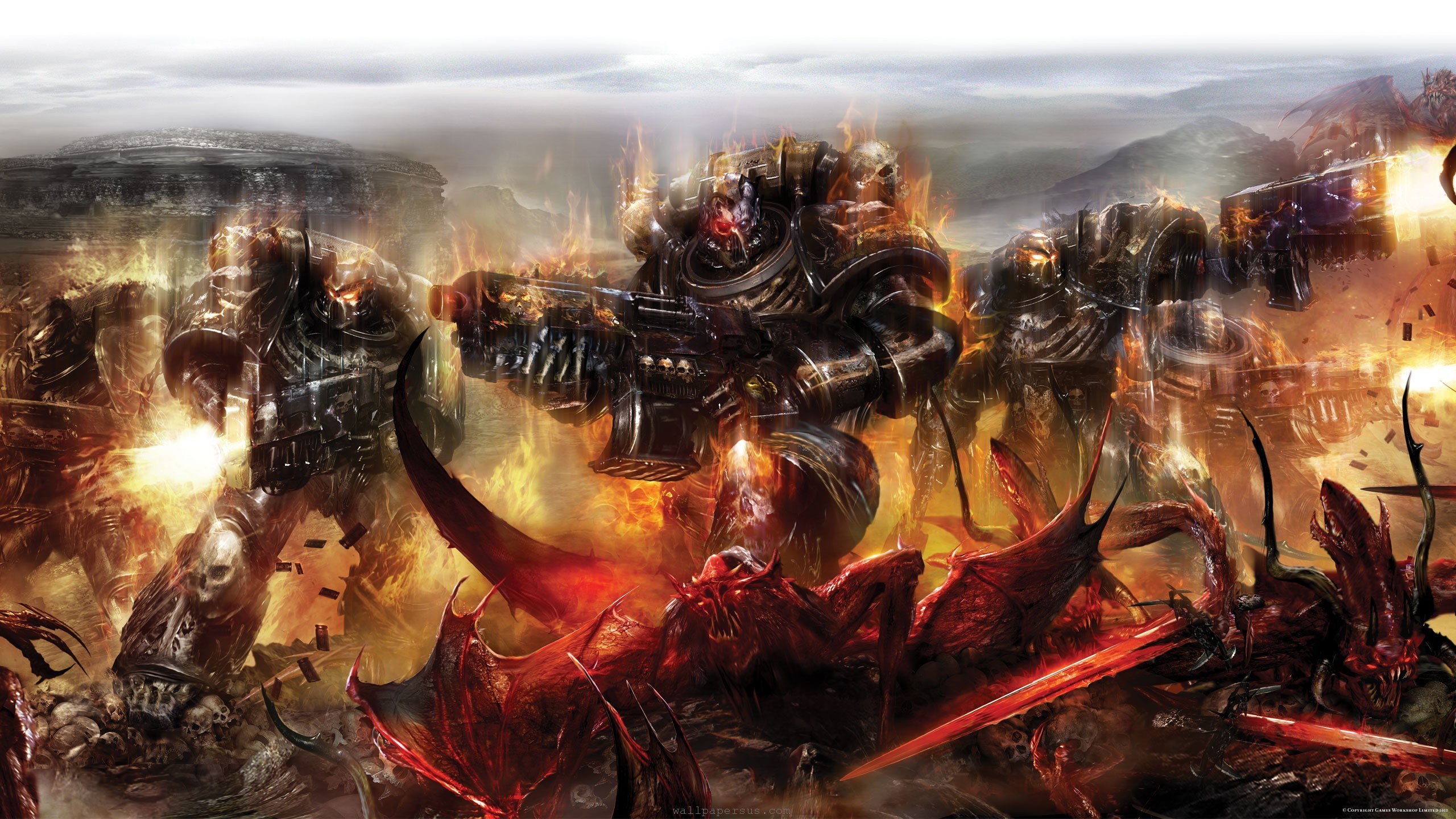 Warhammer 40k HD Warrior Battle Wallpapers