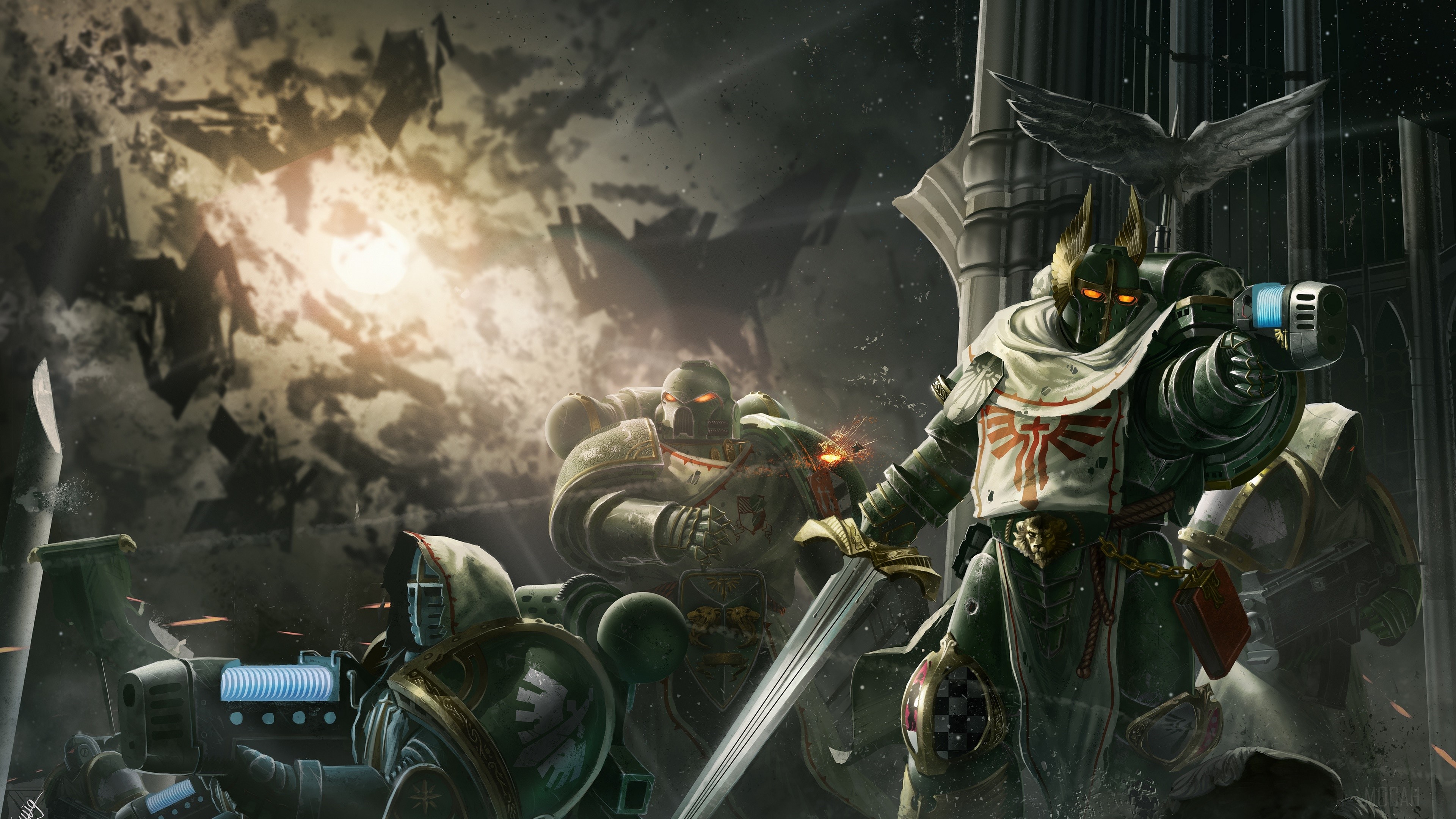 Warhammer 40k HD Warrior Battle Wallpapers