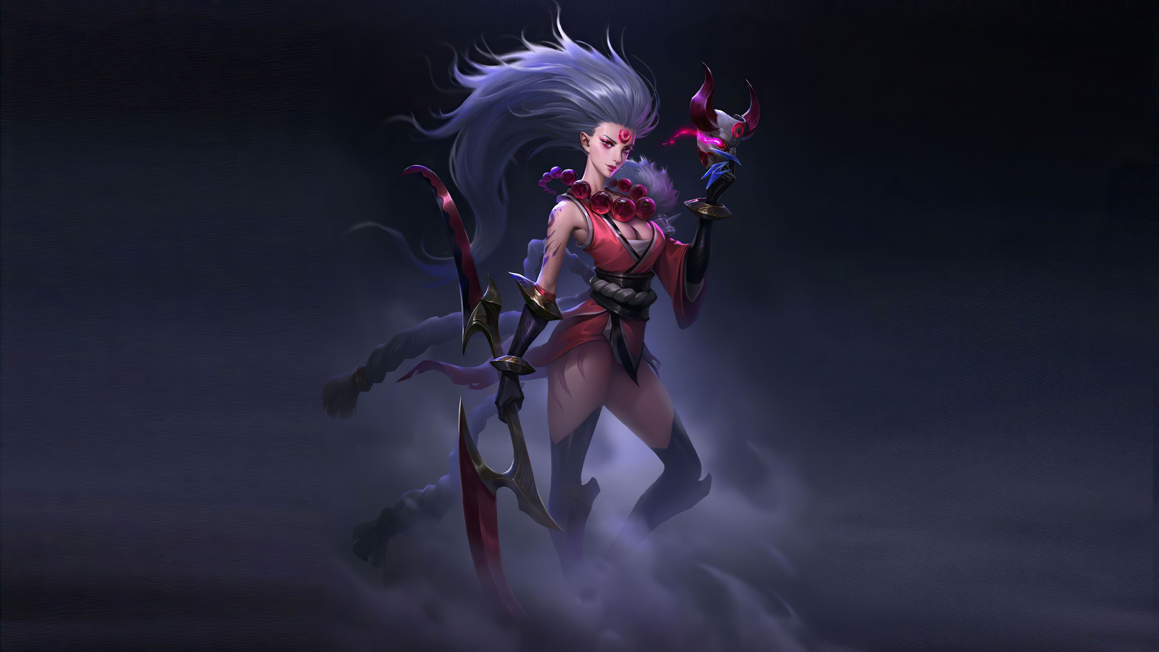 Warriro Diana League Of Legends Wallpapers