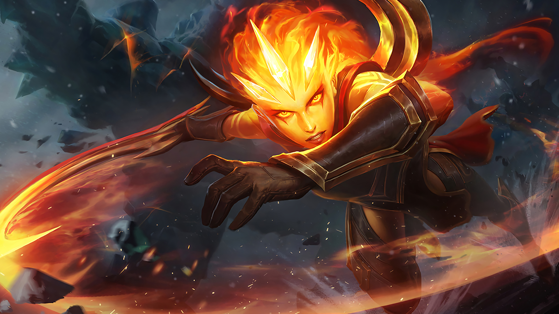 Warriro Diana League Of Legends Wallpapers