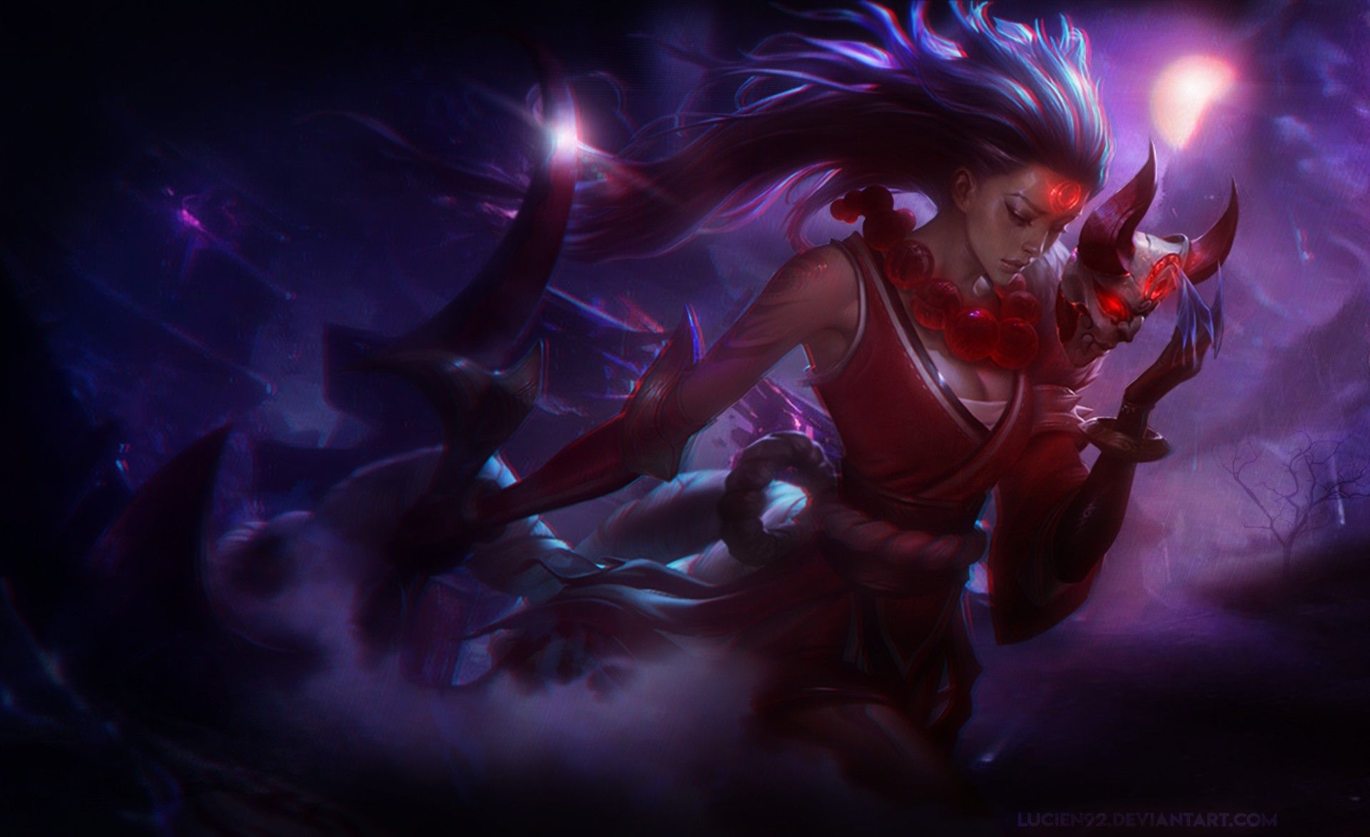 Warriro Diana League Of Legends Wallpapers