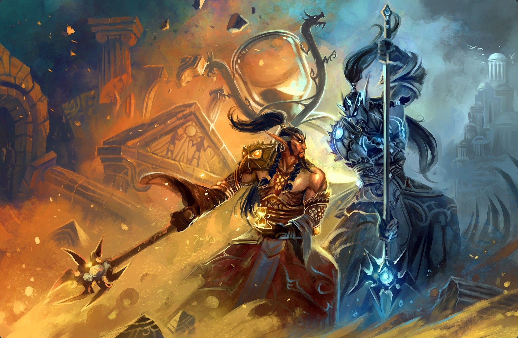 world of warcraft warrior Wallpapers