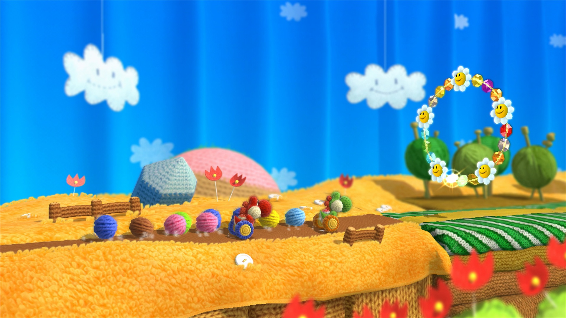 Yoshi's Woolly World Wallpapers