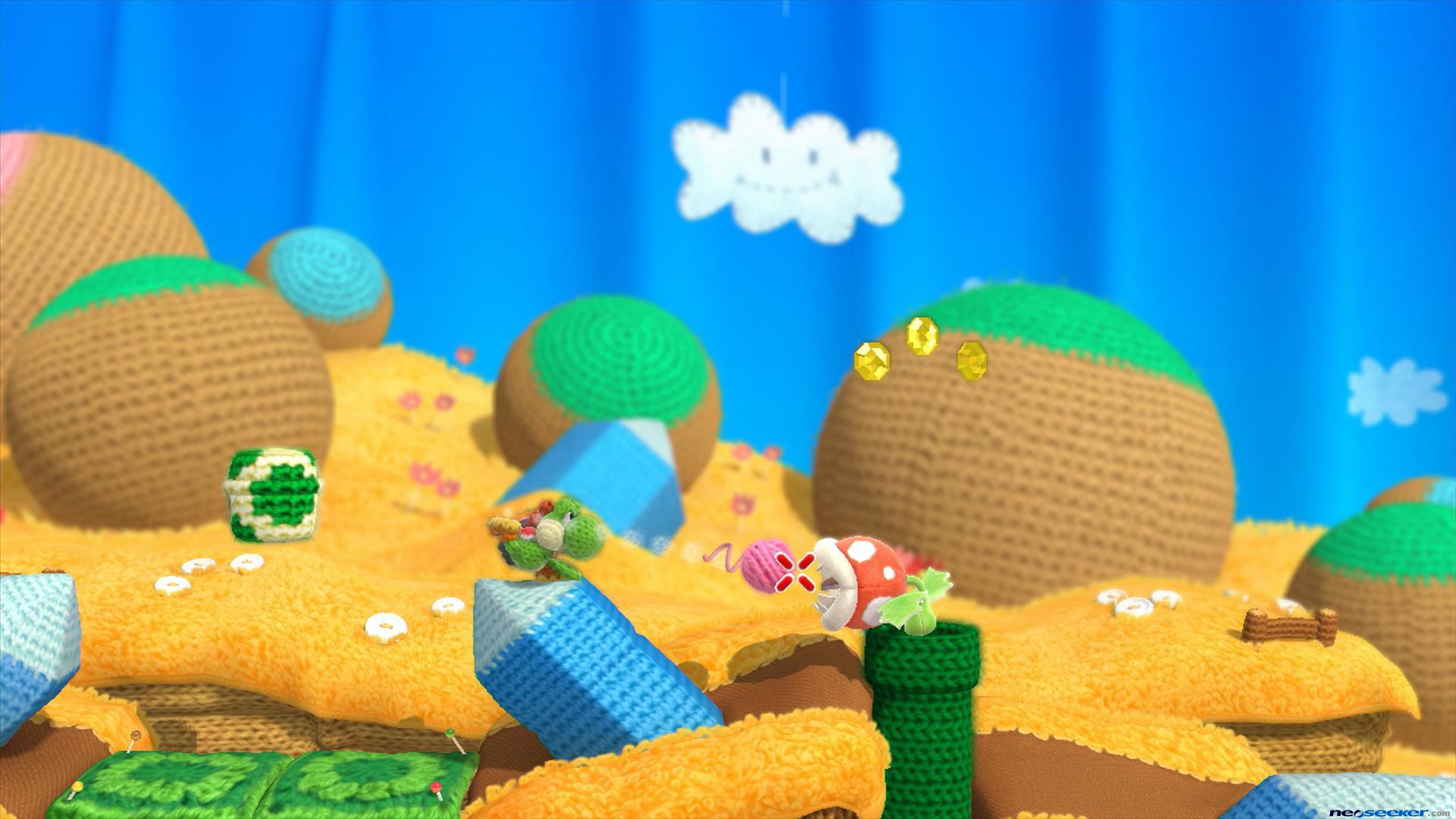 Yoshi's Woolly World Wallpapers