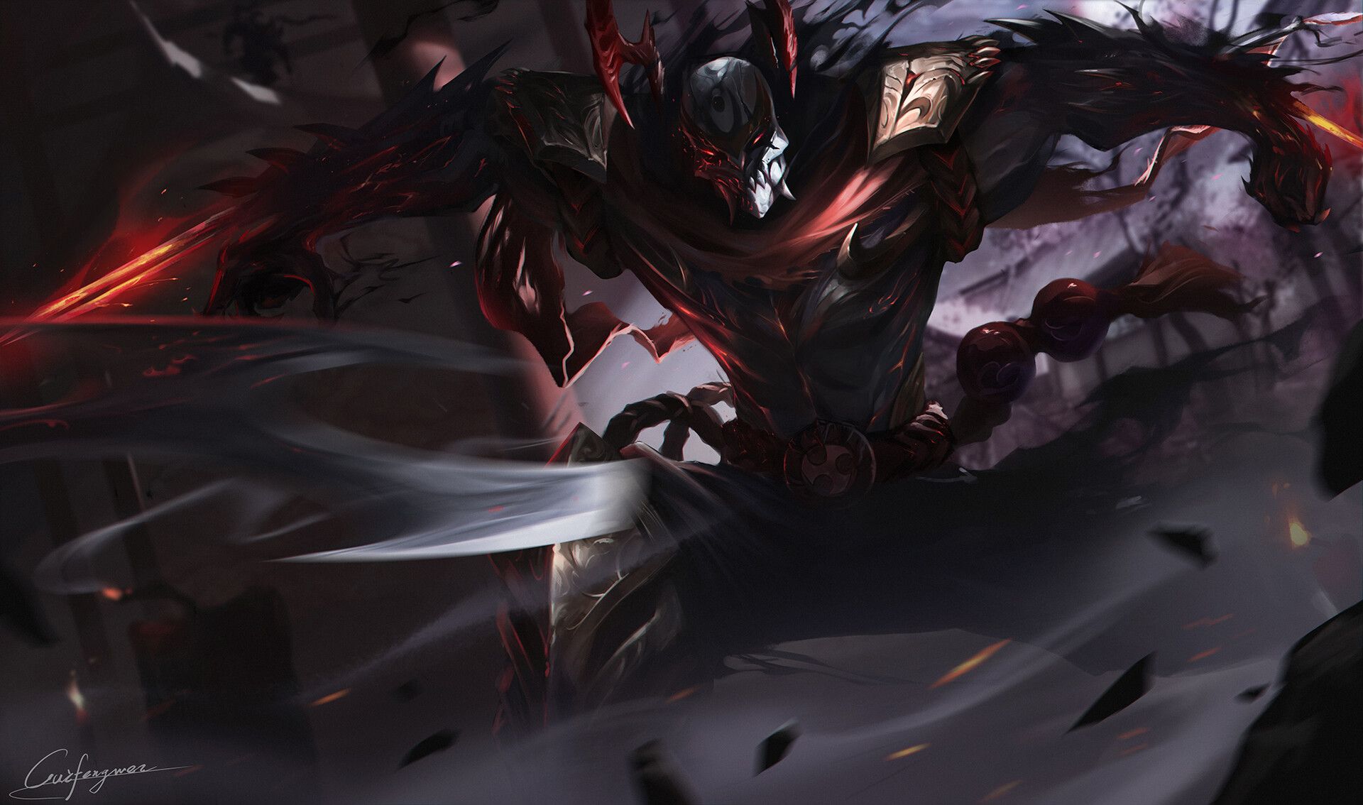 Zed League Of Legends Digital Wallpapers