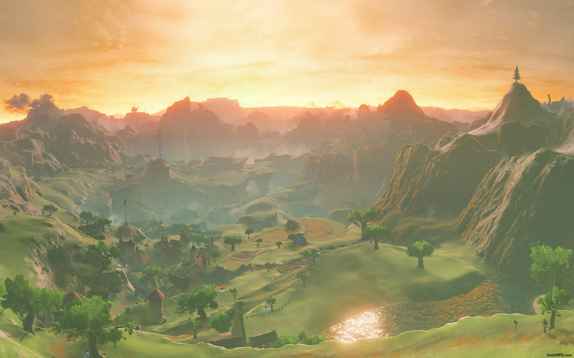 zelda landscape Wallpapers