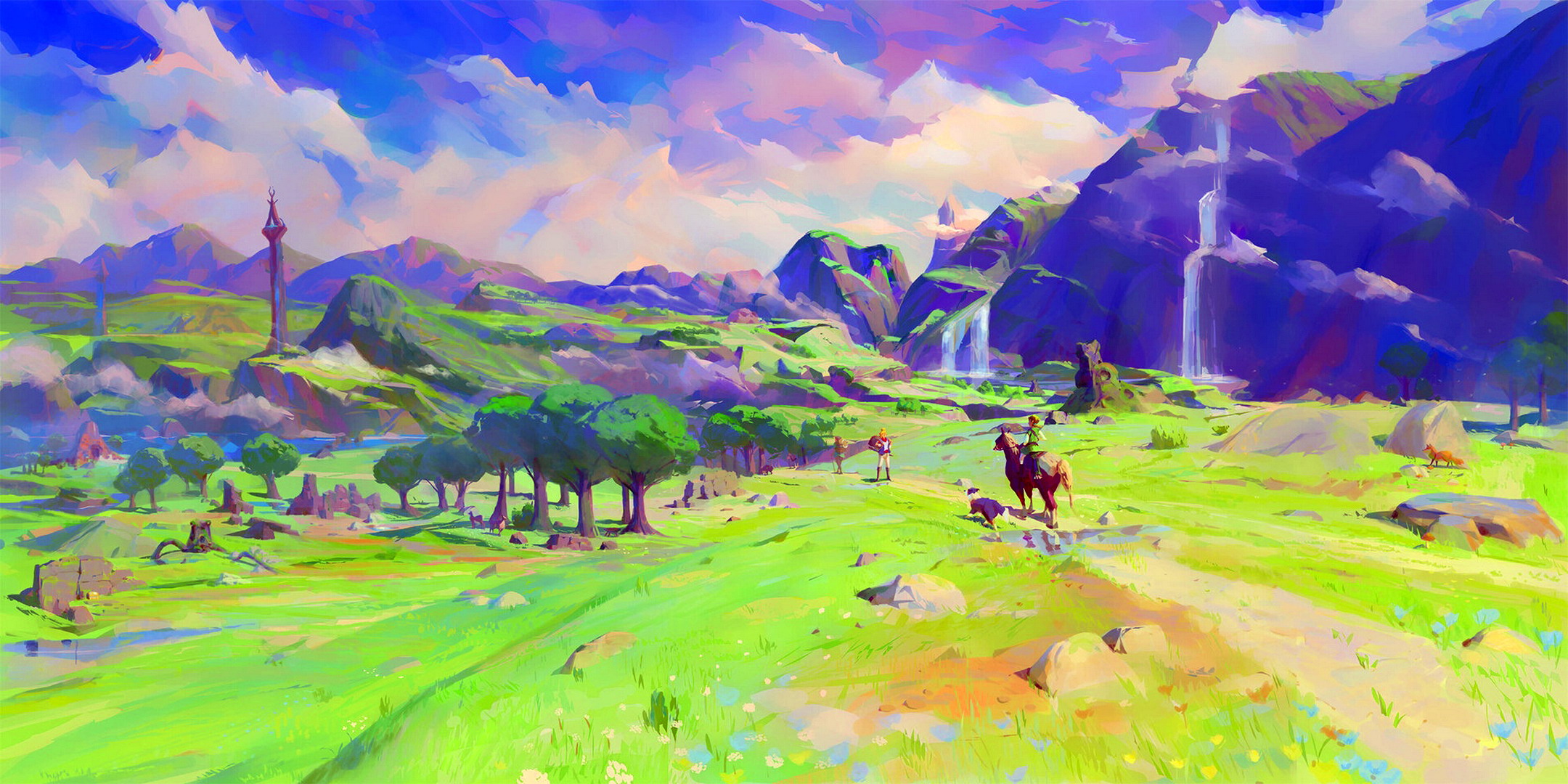 zelda landscape Wallpapers