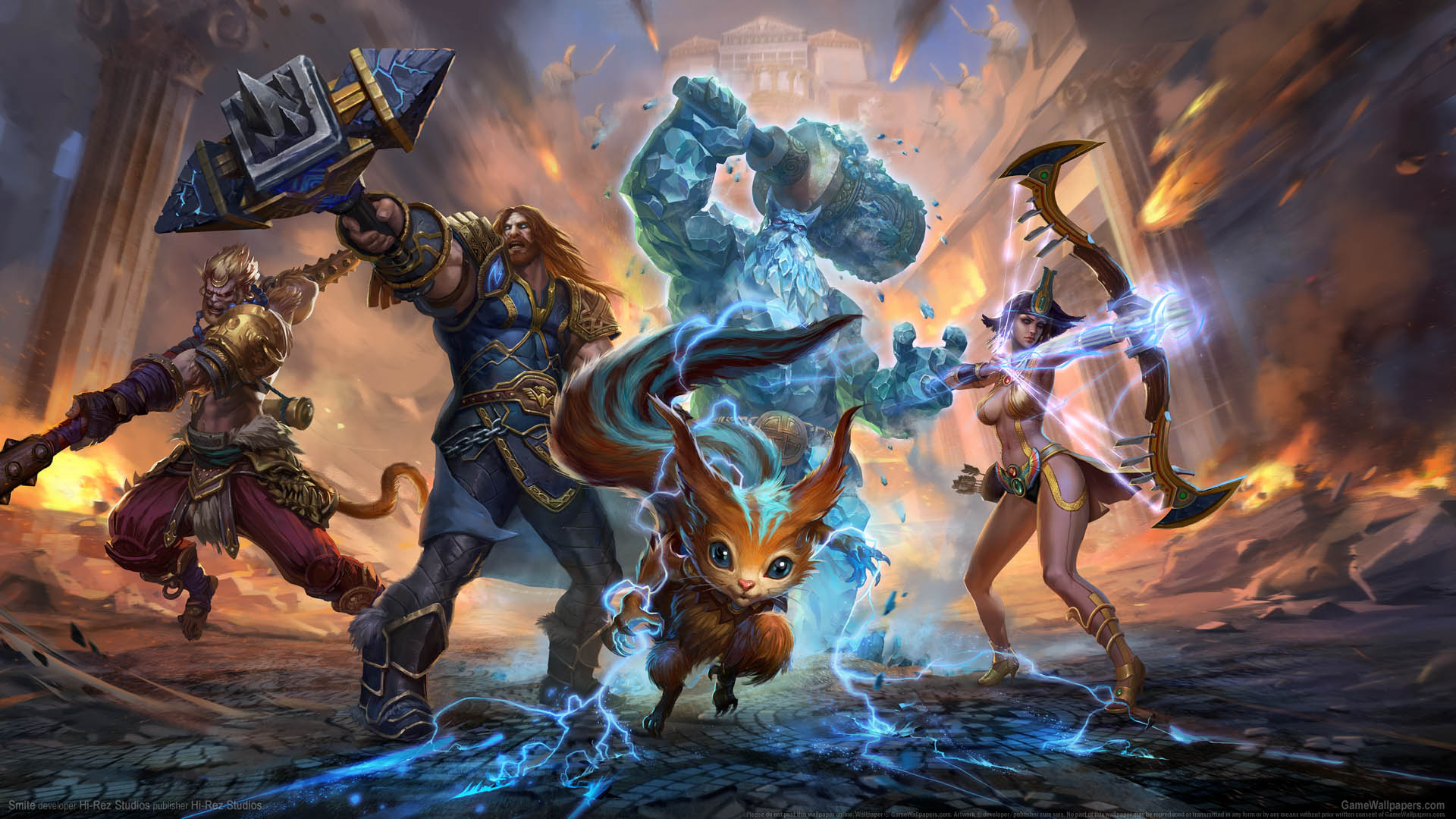 Zeus Cool Smite Gaming Wallpapers