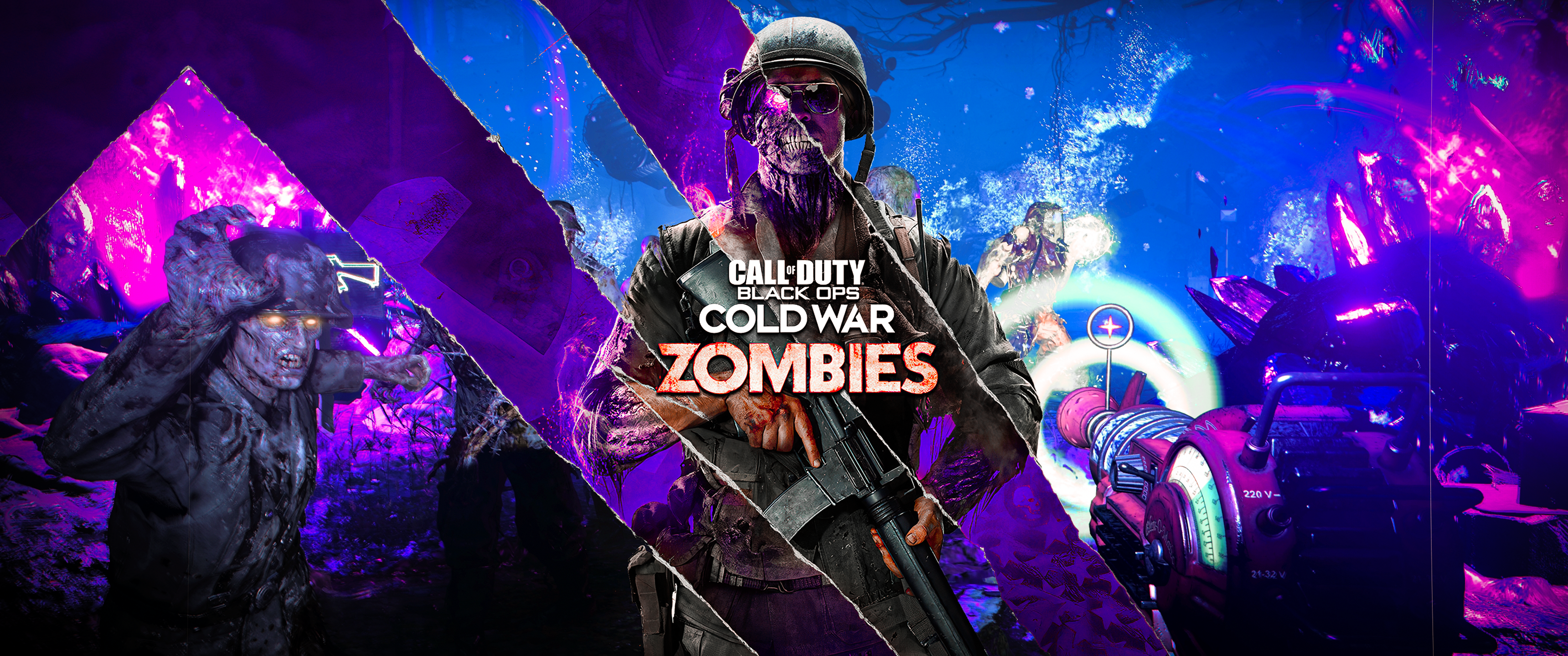 Zombies Fight in Call of Duty Cold War Wallpapers