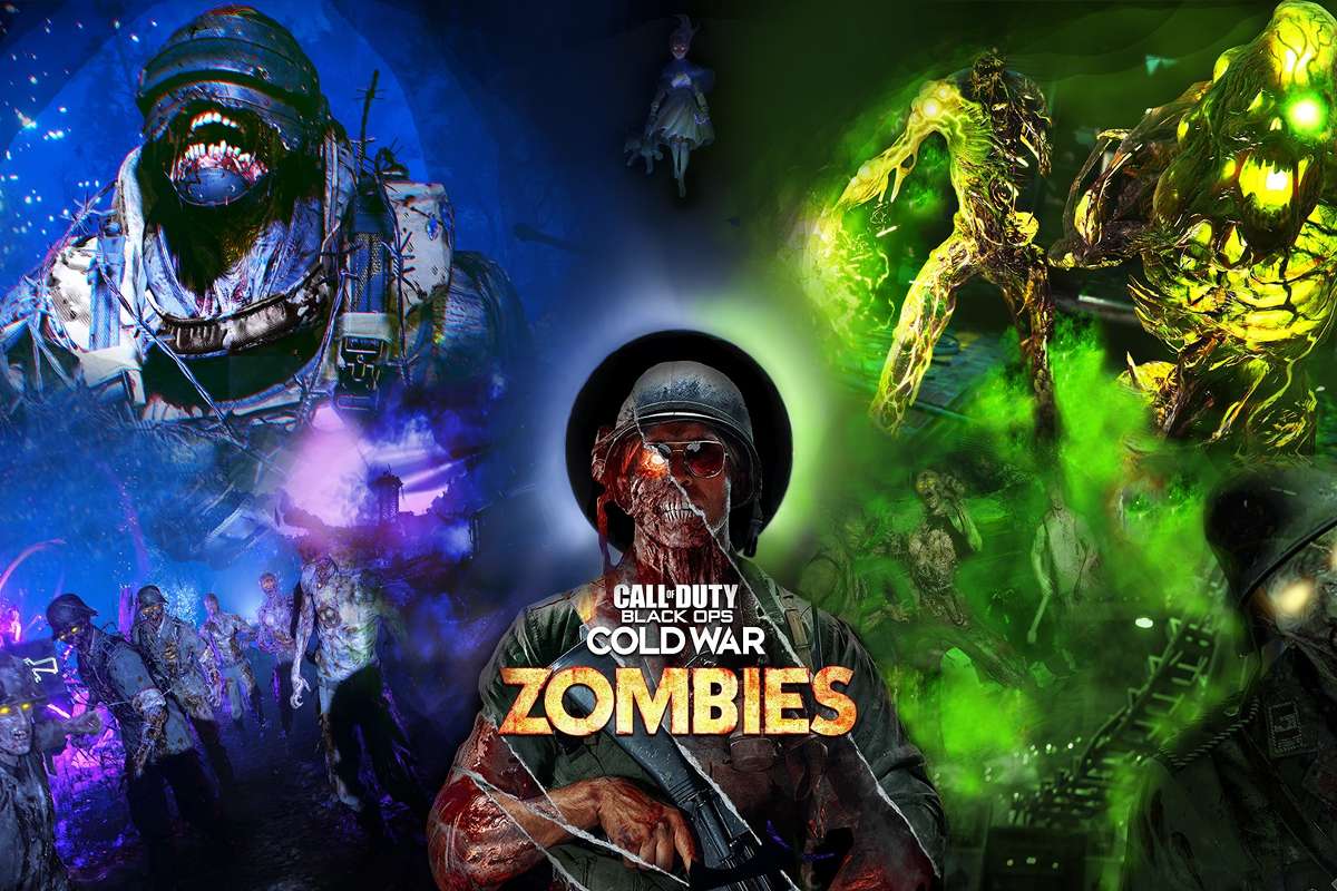 Zombies Fight in Call of Duty Cold War Wallpapers