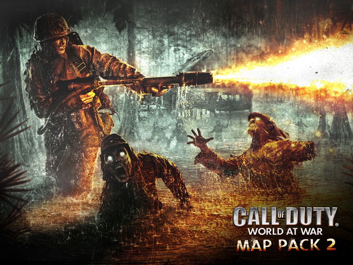 Zombies Fight in Call of Duty Cold War Wallpapers