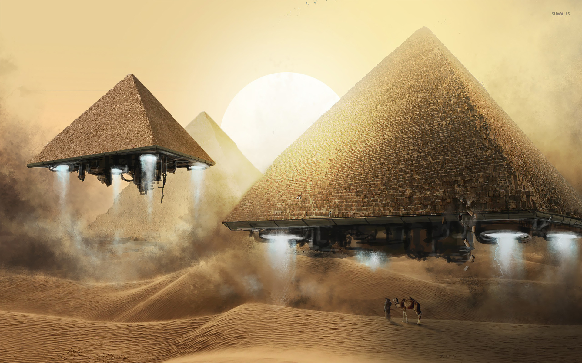 4K Fantasy Pyramid
 Wallpapers