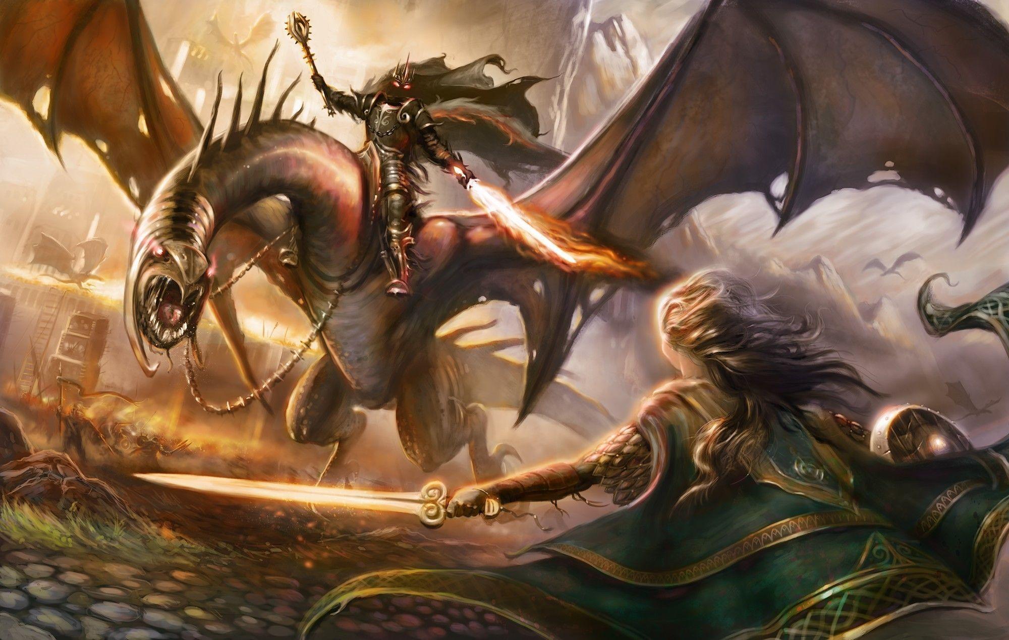 Angmar Vs Eowyn
 Wallpapers