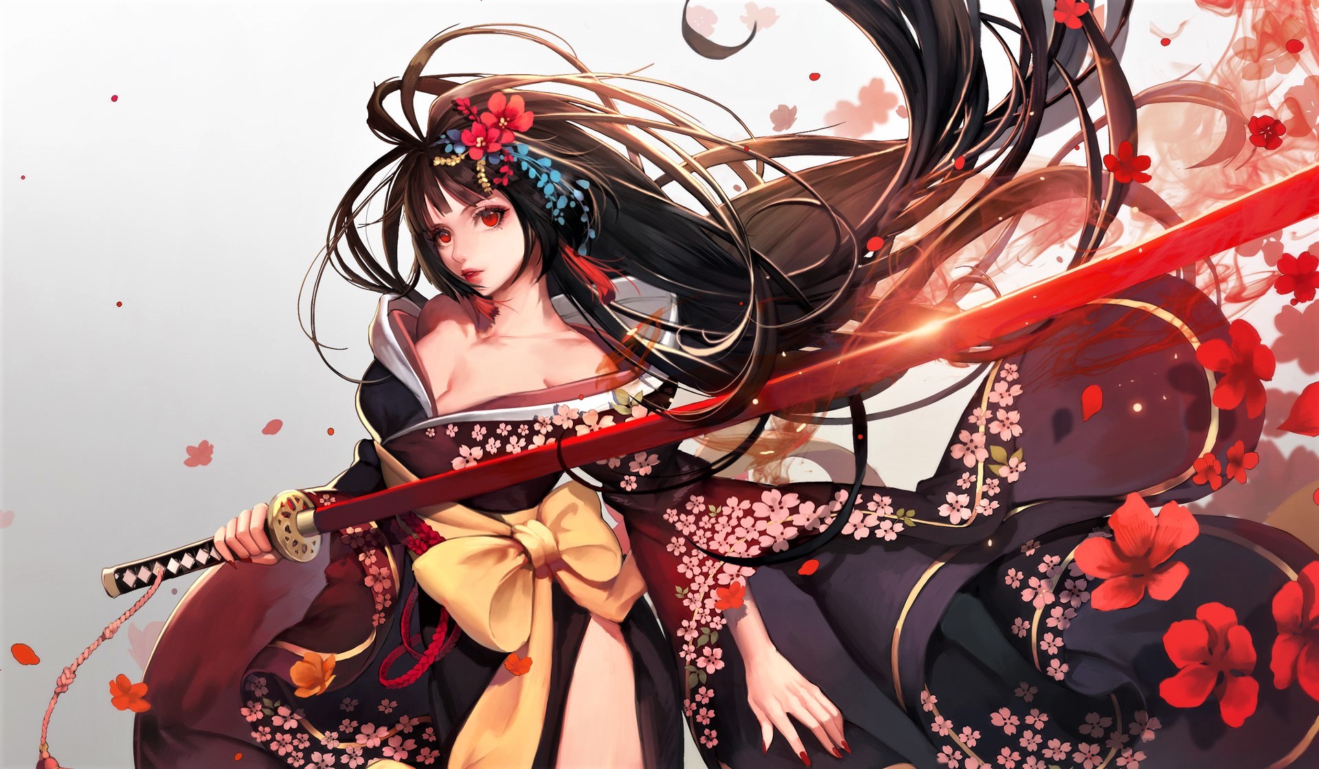 Anime Warrior Girl
 Wallpapers