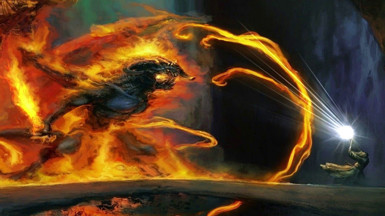 Balrog Vs Gandalf Lord Of The Rings
 Wallpapers