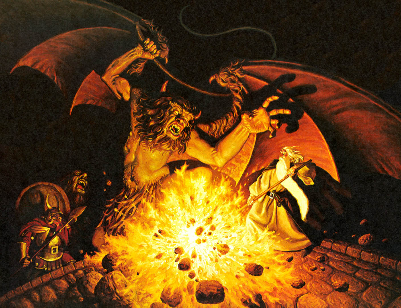 Balrog Vs Gandalf Lord Of The Rings
 Wallpapers