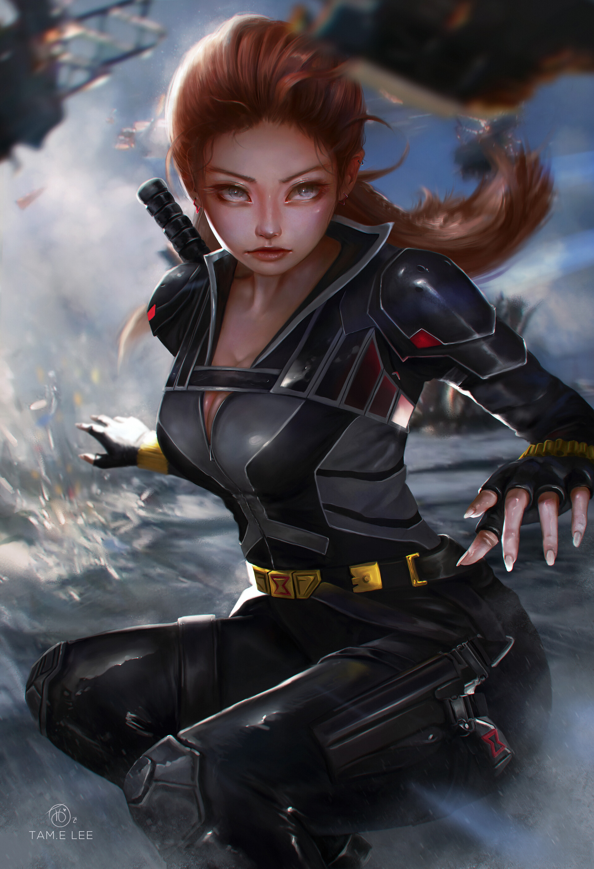 Black Widow Fantasy Art
 Wallpapers