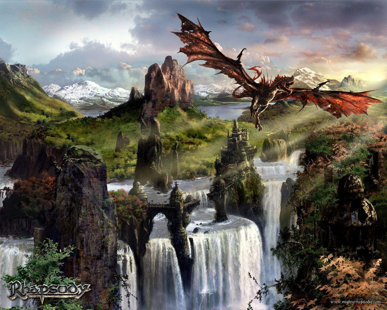 Coastline Dragon Flying
 Wallpapers