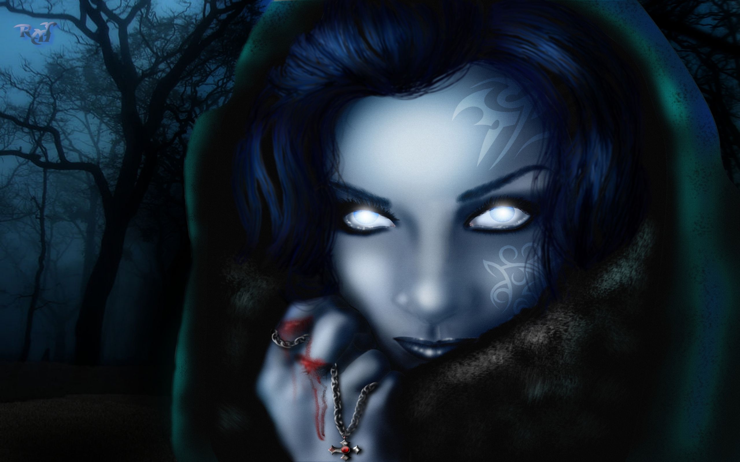 Creepy Woman Witch
 Wallpapers