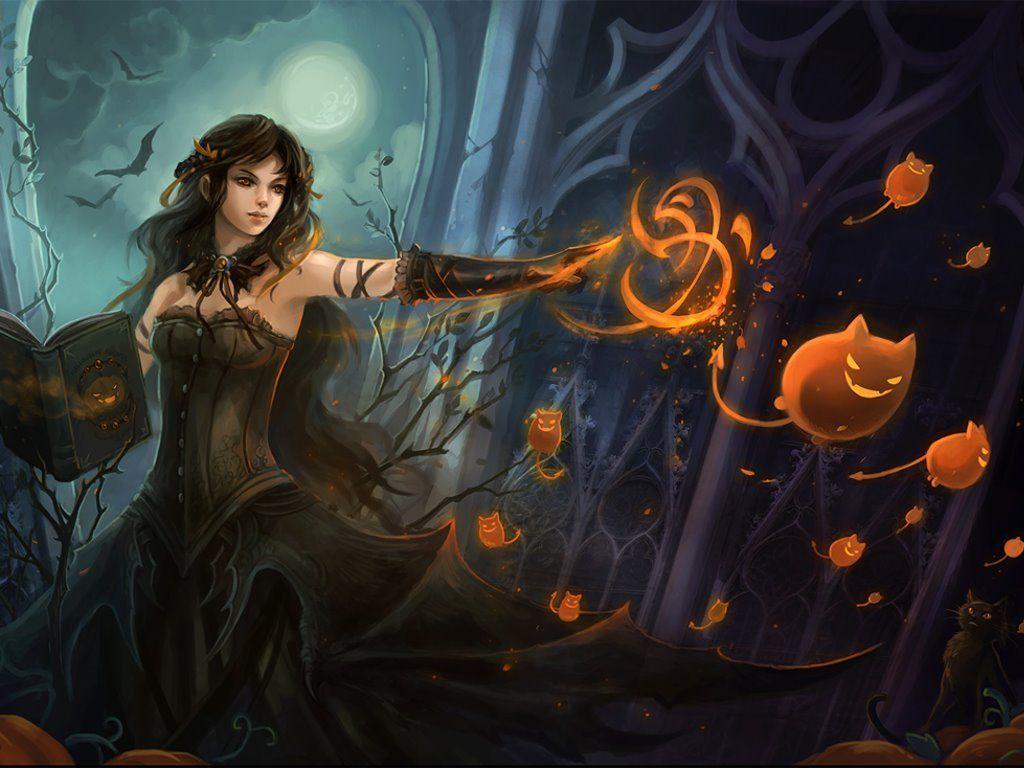 Creepy Woman Witch
 Wallpapers