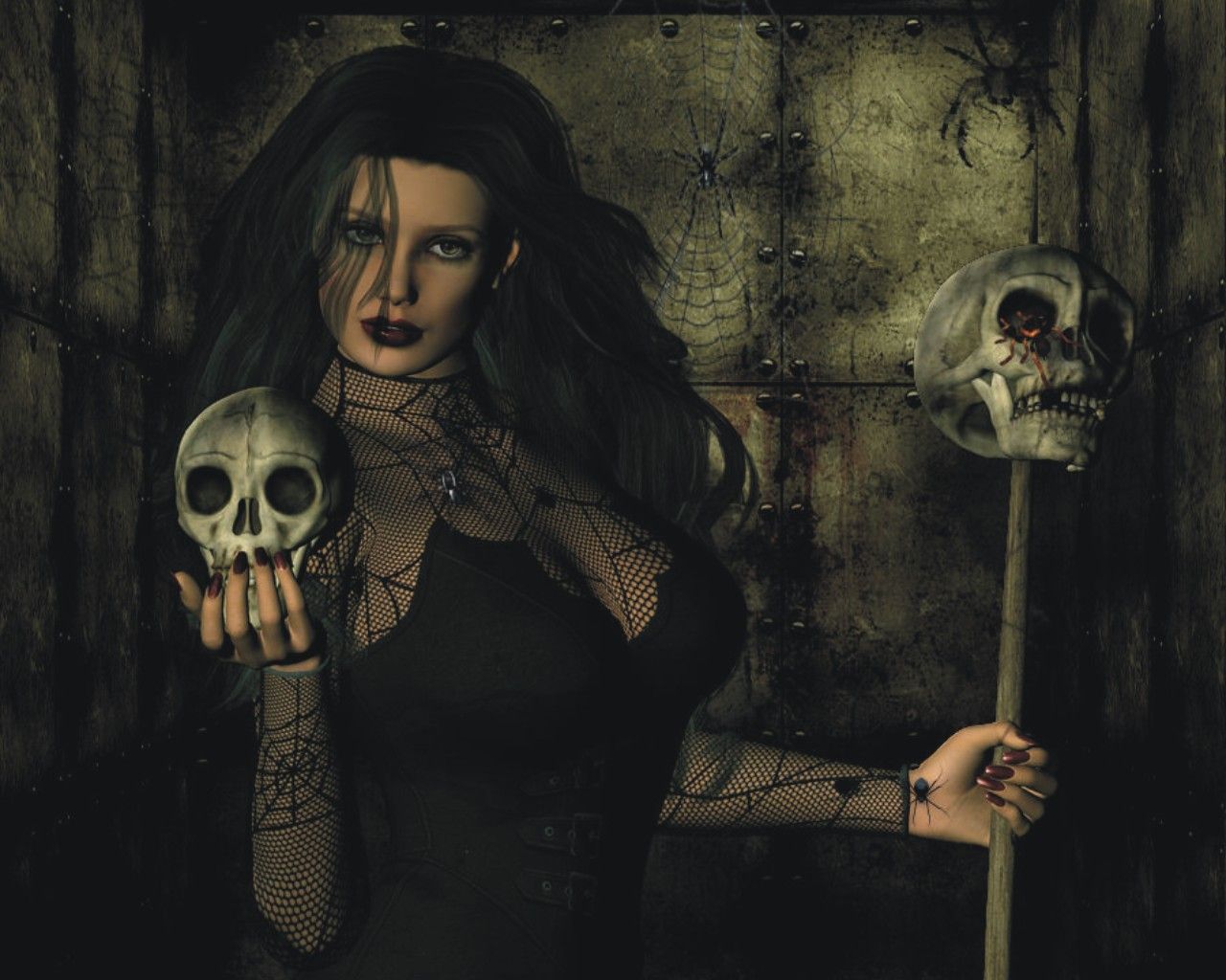 Creepy Woman Witch
 Wallpapers