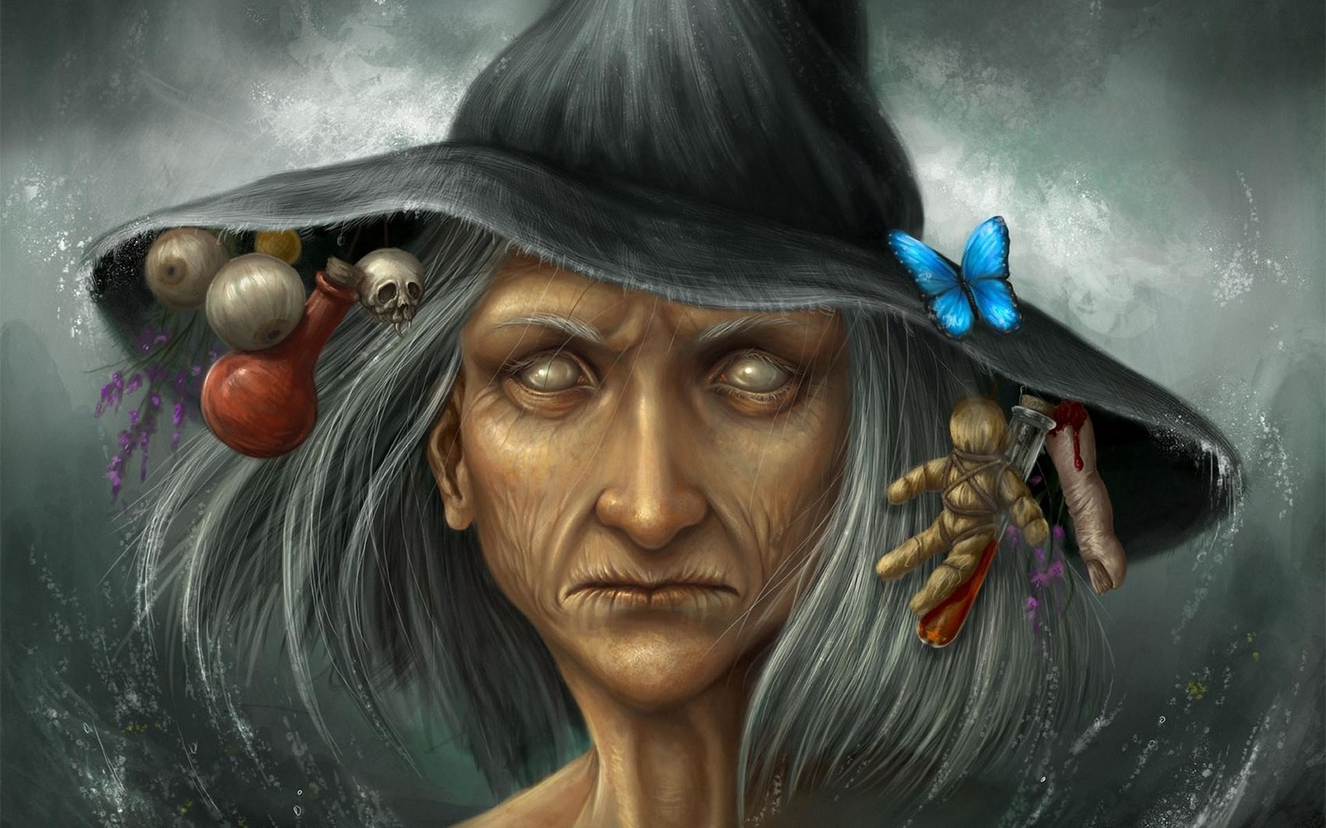 Creepy Woman Witch
 Wallpapers