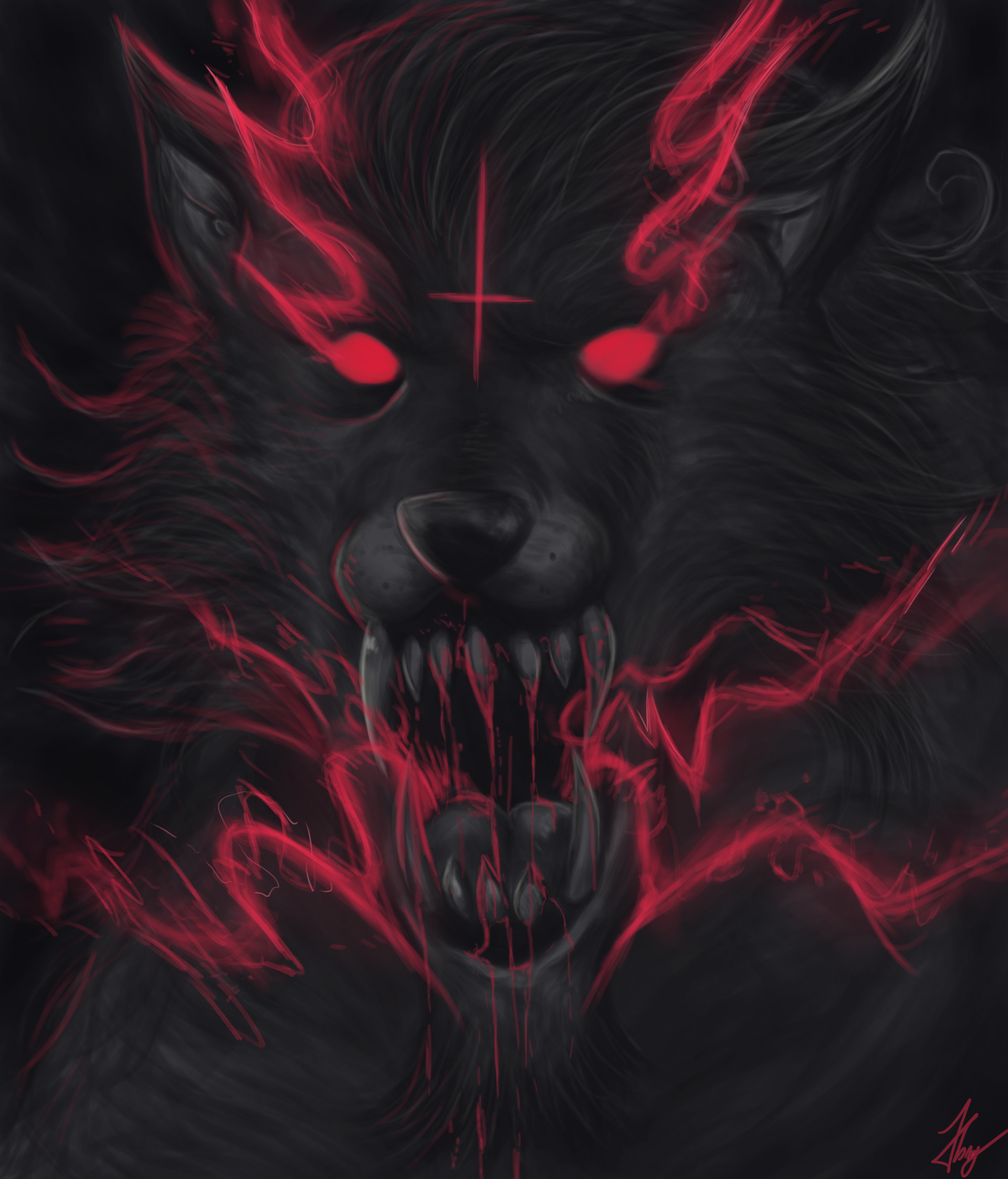 Demon Wolf
 Wallpapers