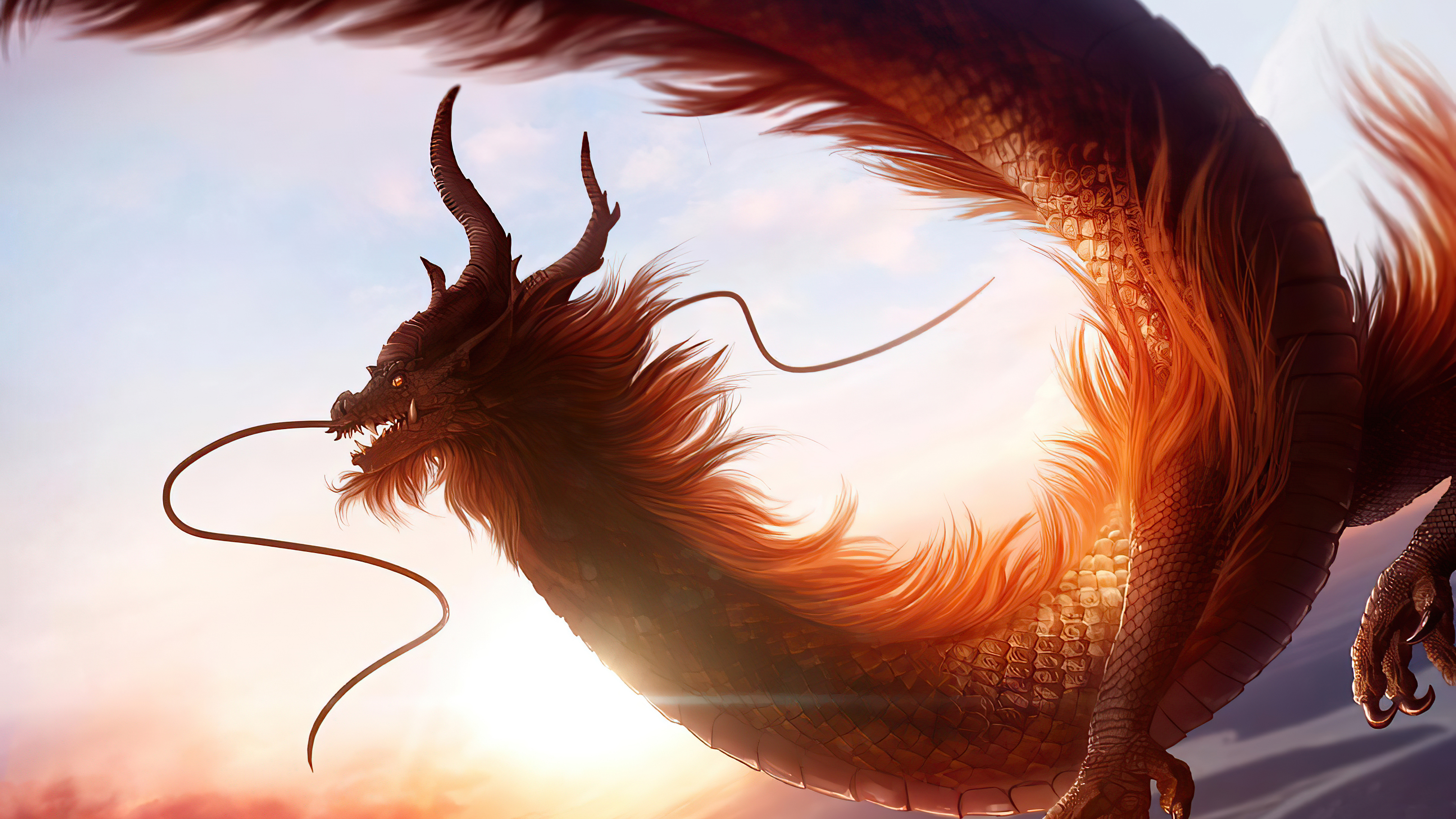 Dragon Artwork 4K
 Wallpapers