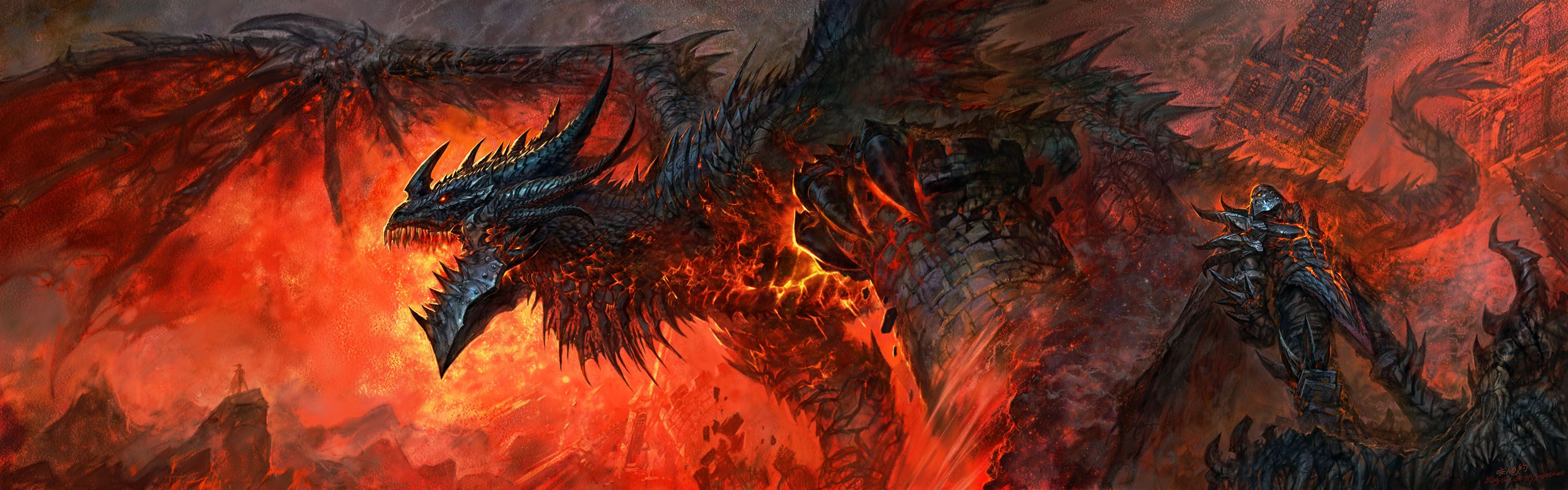 Dragon Dual Screen Wallpapers