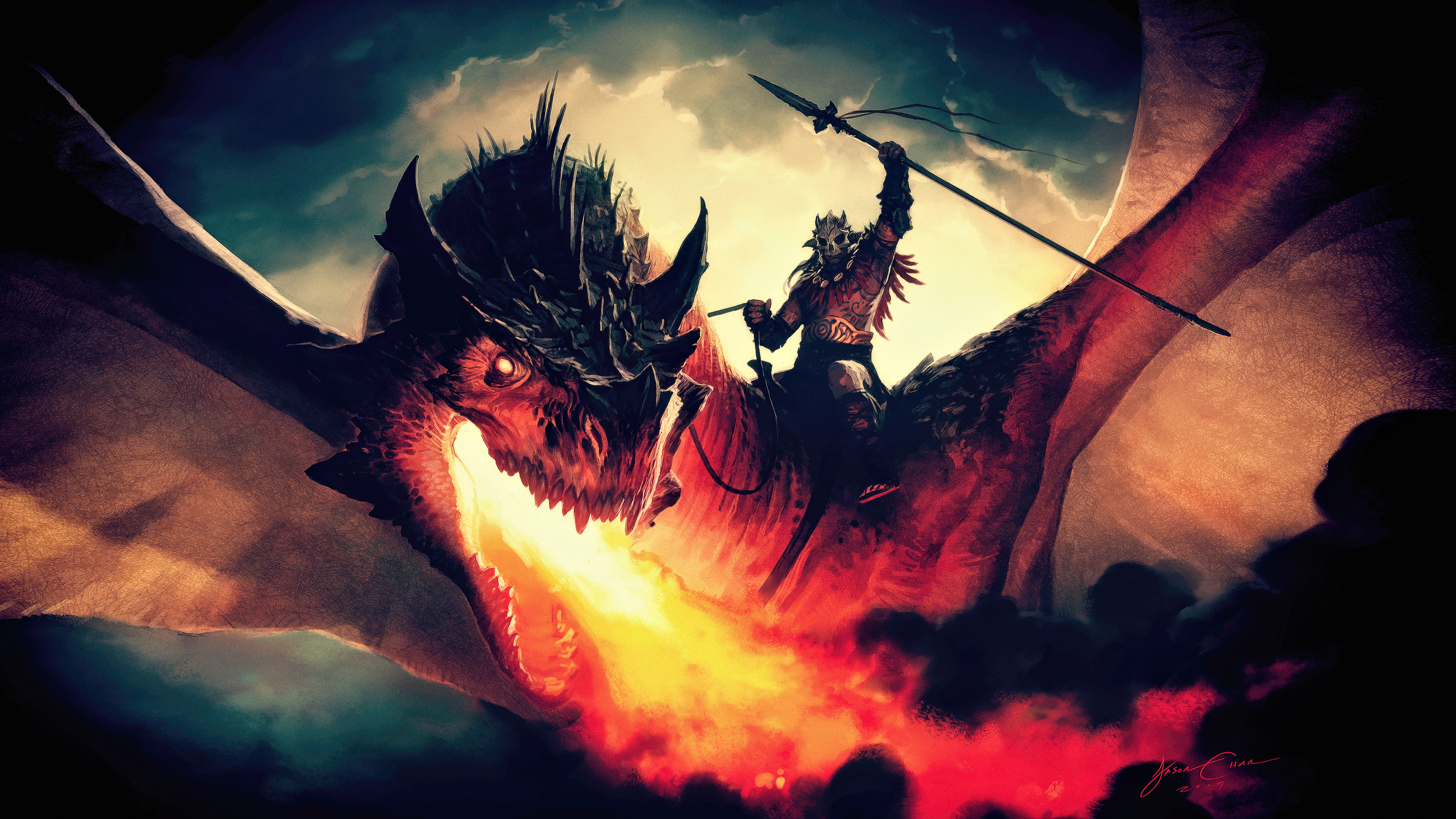 Dragon Fire
 Wallpapers