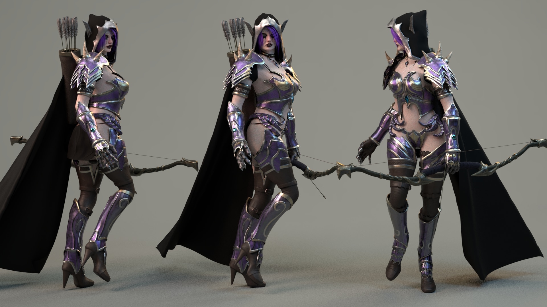 Elf  Woman Archer Warrior
 Wallpapers