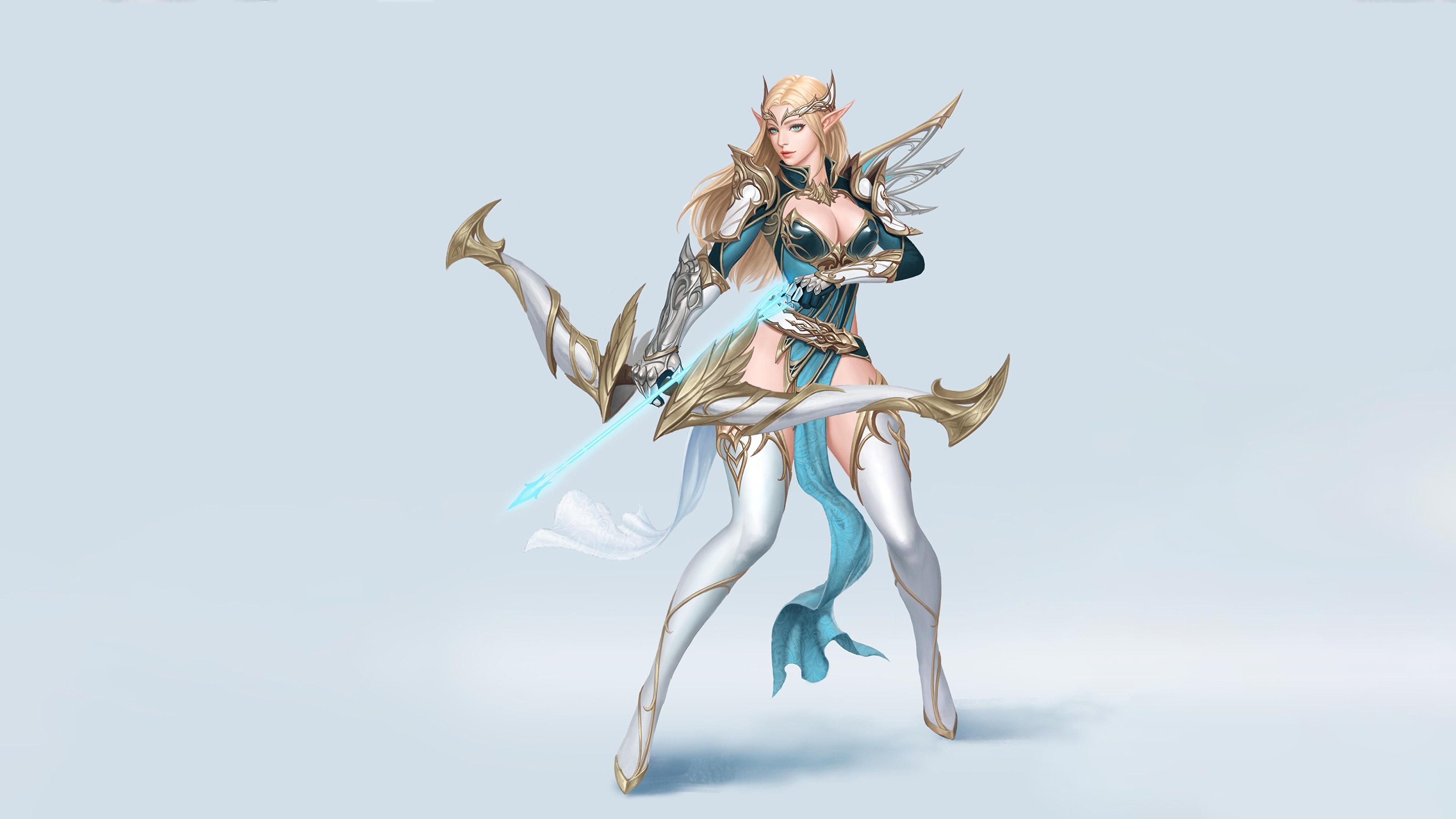 Elf  Woman Archer Warrior
 Wallpapers