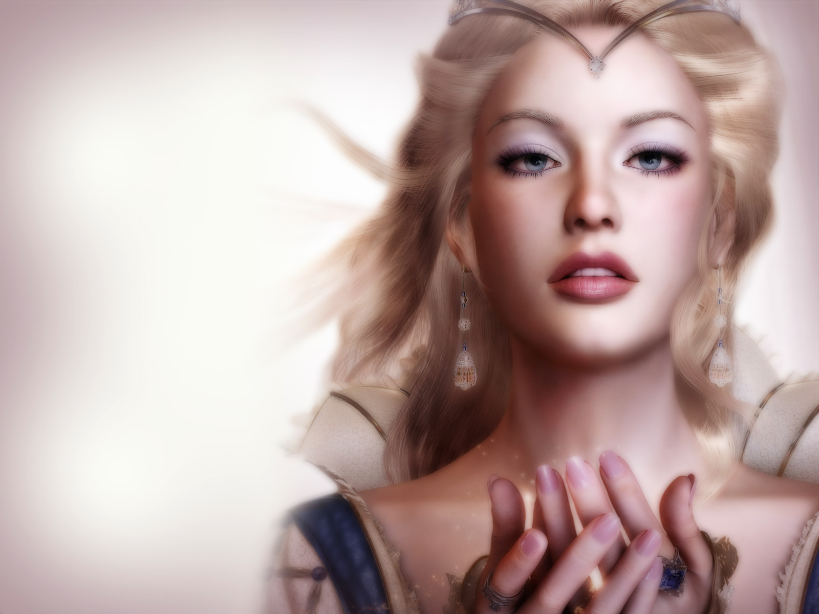 Fantasy Digital Blonde Women
 Wallpapers