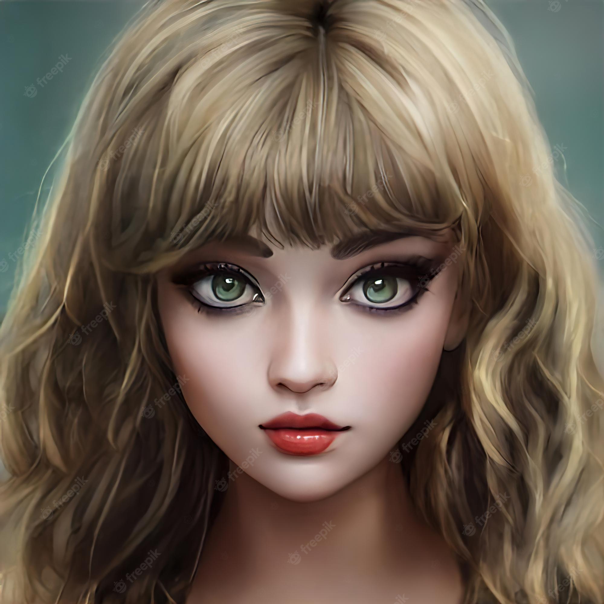 Fantasy Digital Blonde Women
 Wallpapers