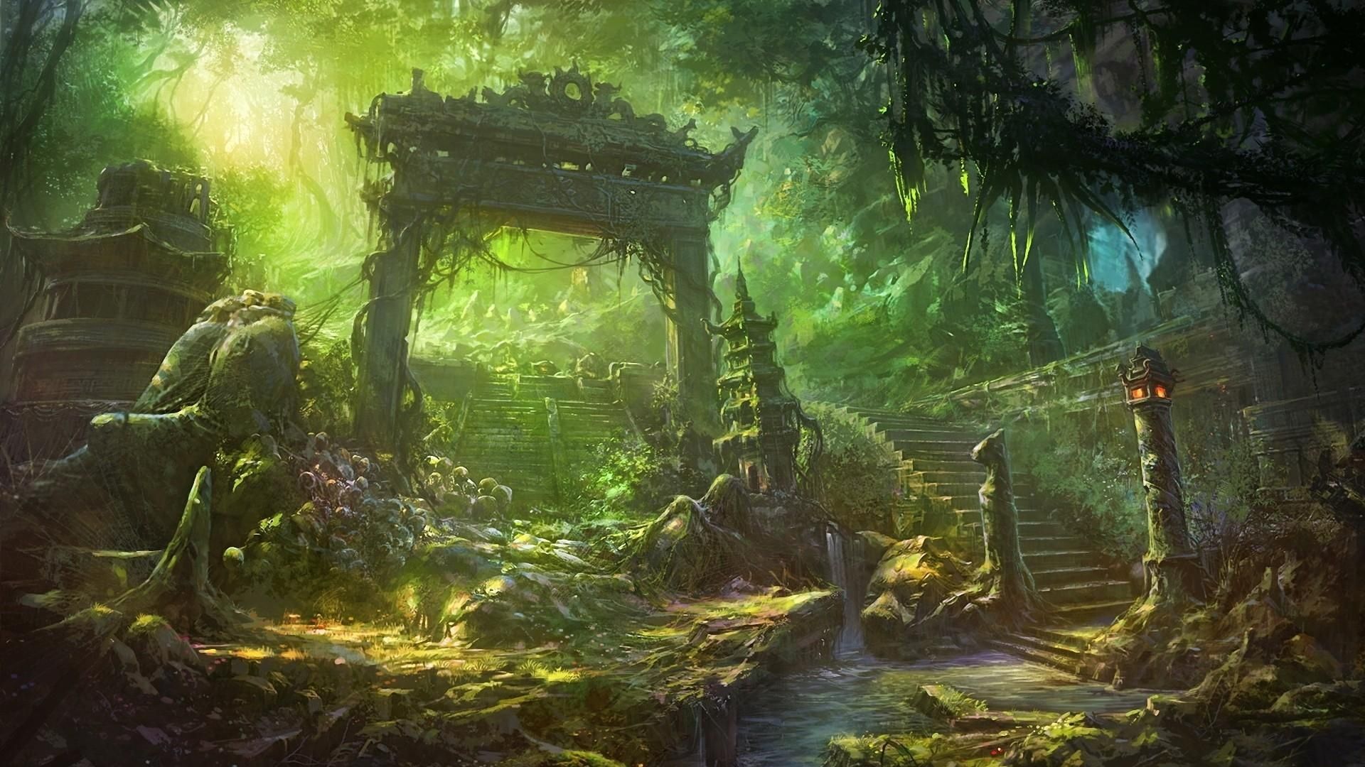 Fantasy Forest Landscape
 Wallpapers