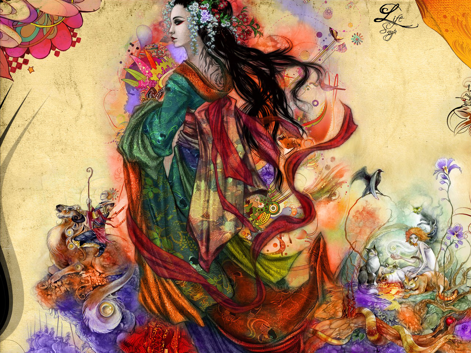 Fantasy Geisha Wallpapers