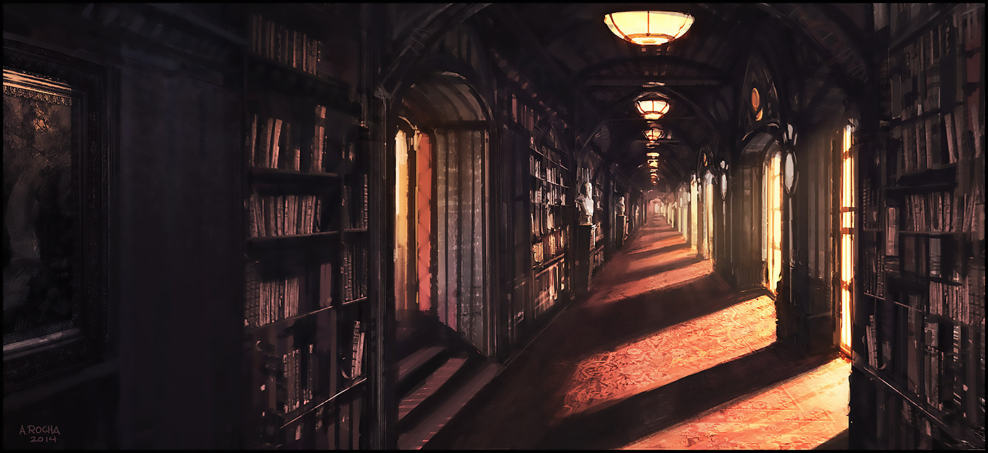 Fantasy Library Wallpapers