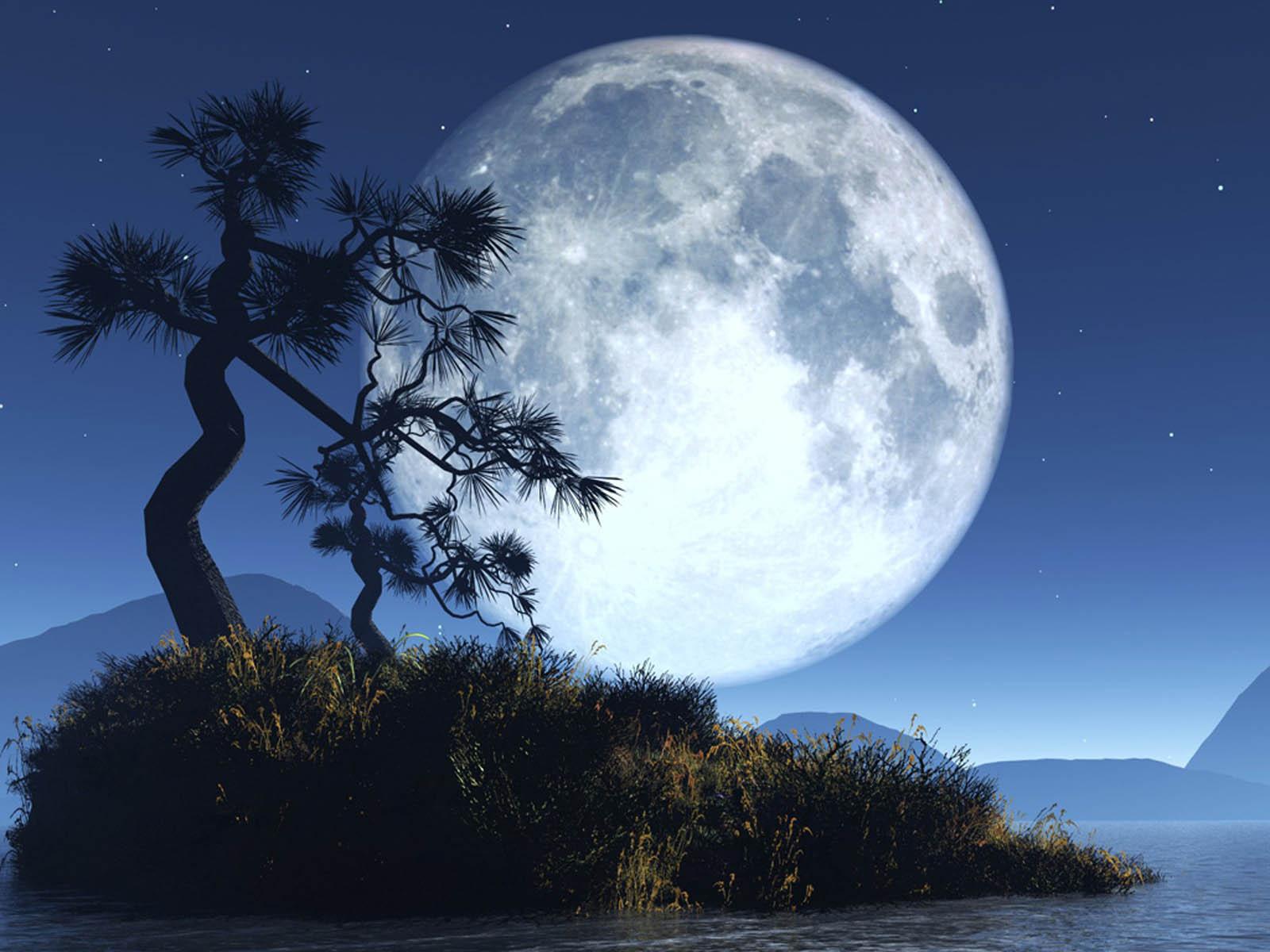 Fantasy Moon Landscape
 Wallpapers