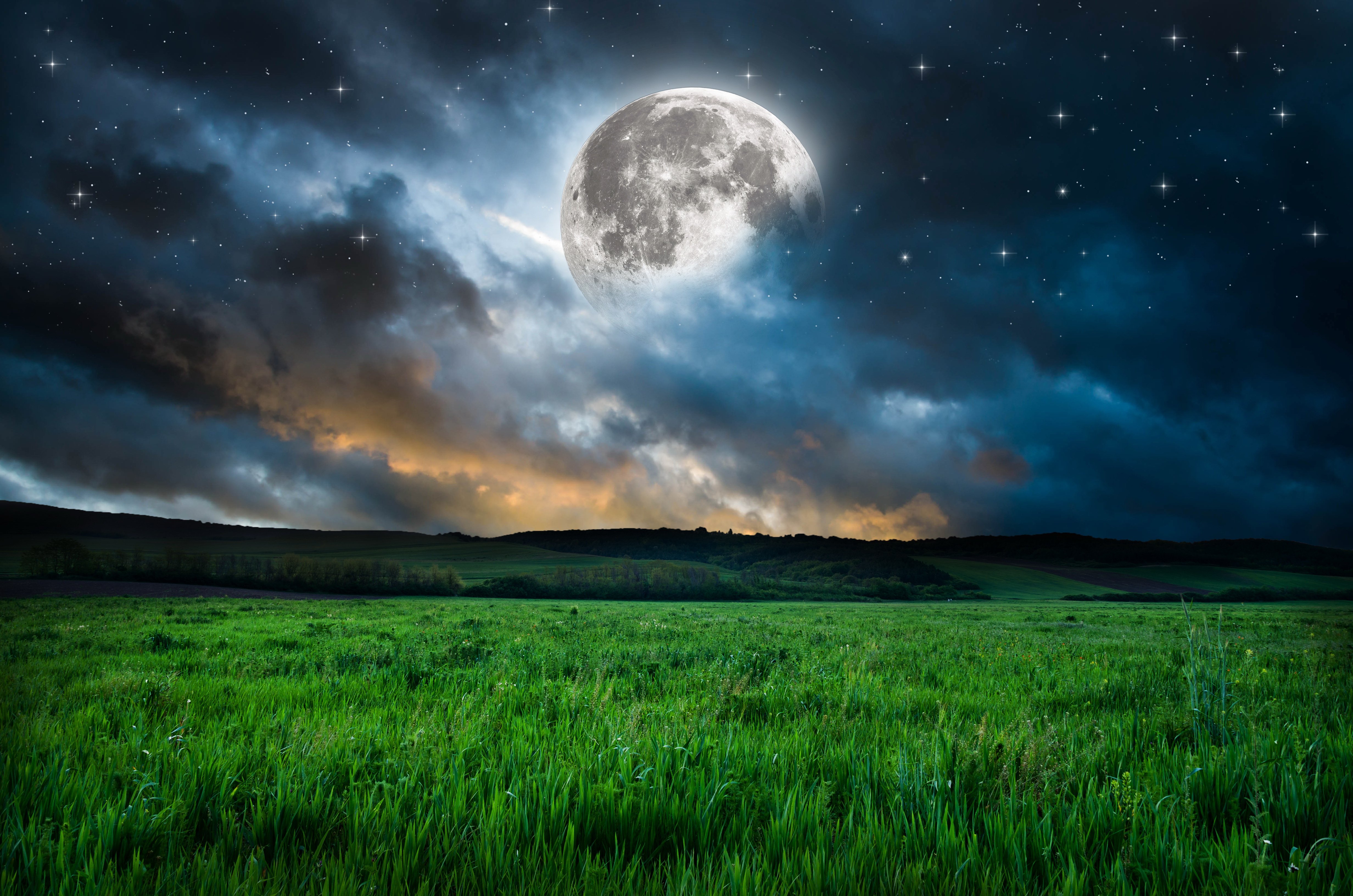 Fantasy Moon Landscape
 Wallpapers