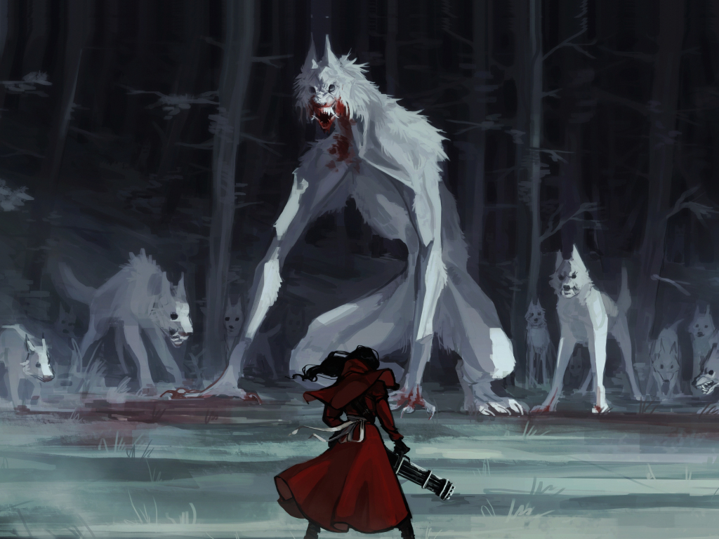 Fantasy Red Riding Hood Wallpapers