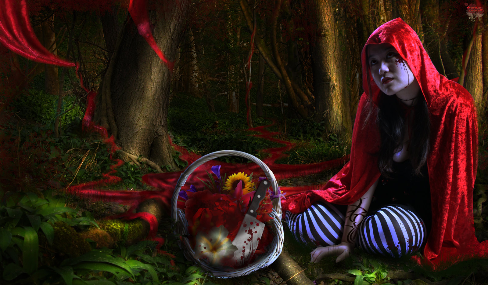 Fantasy Red Riding Hood Wallpapers