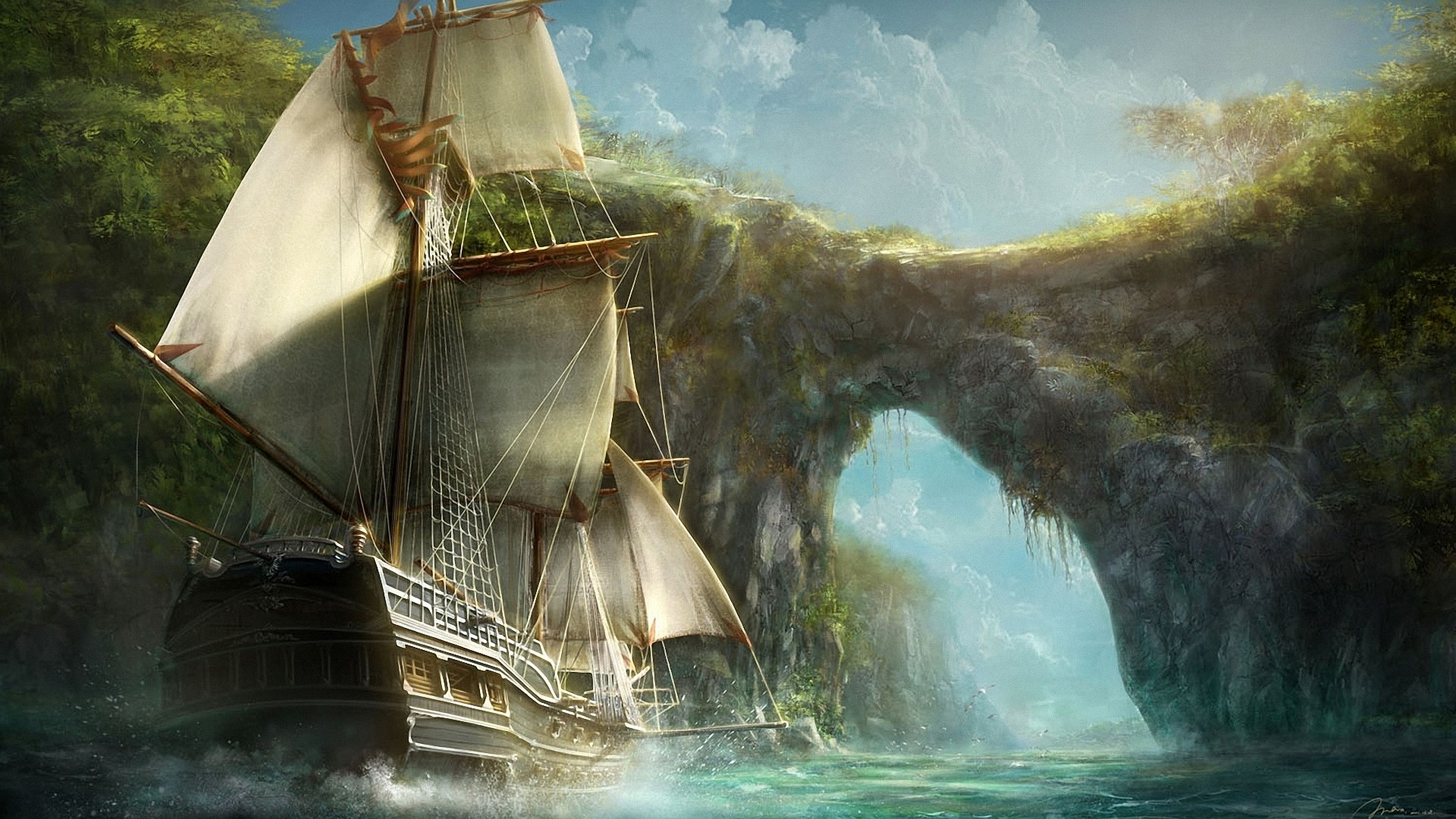Fantasy Ship Wallpapers