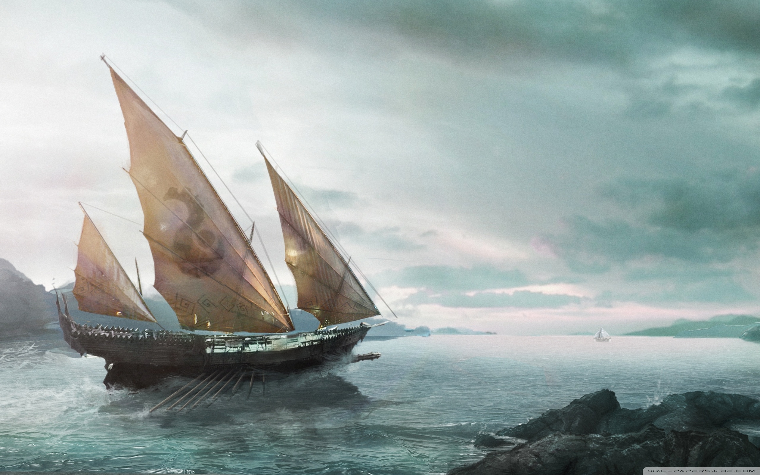 Fantasy Ship Wallpapers