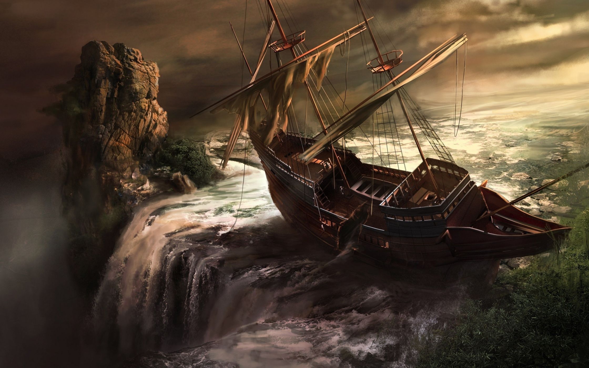 Fantasy Ship Wallpapers