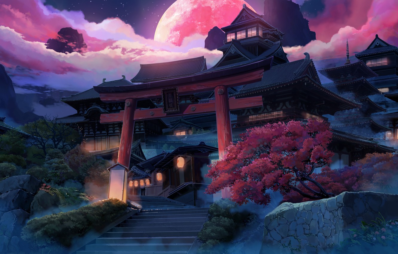 Fantasy Temple Wallpapers